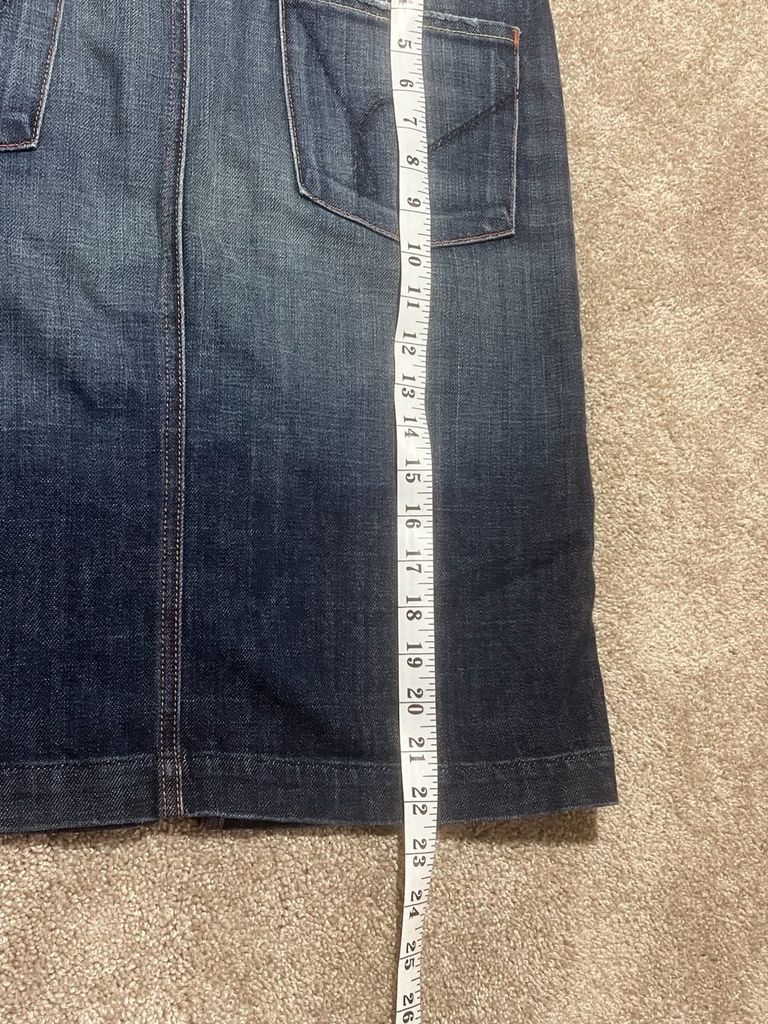 Citizens of Humanity Sophia #300 Skirt Size 29 Dark Wash Stretch Denim 12