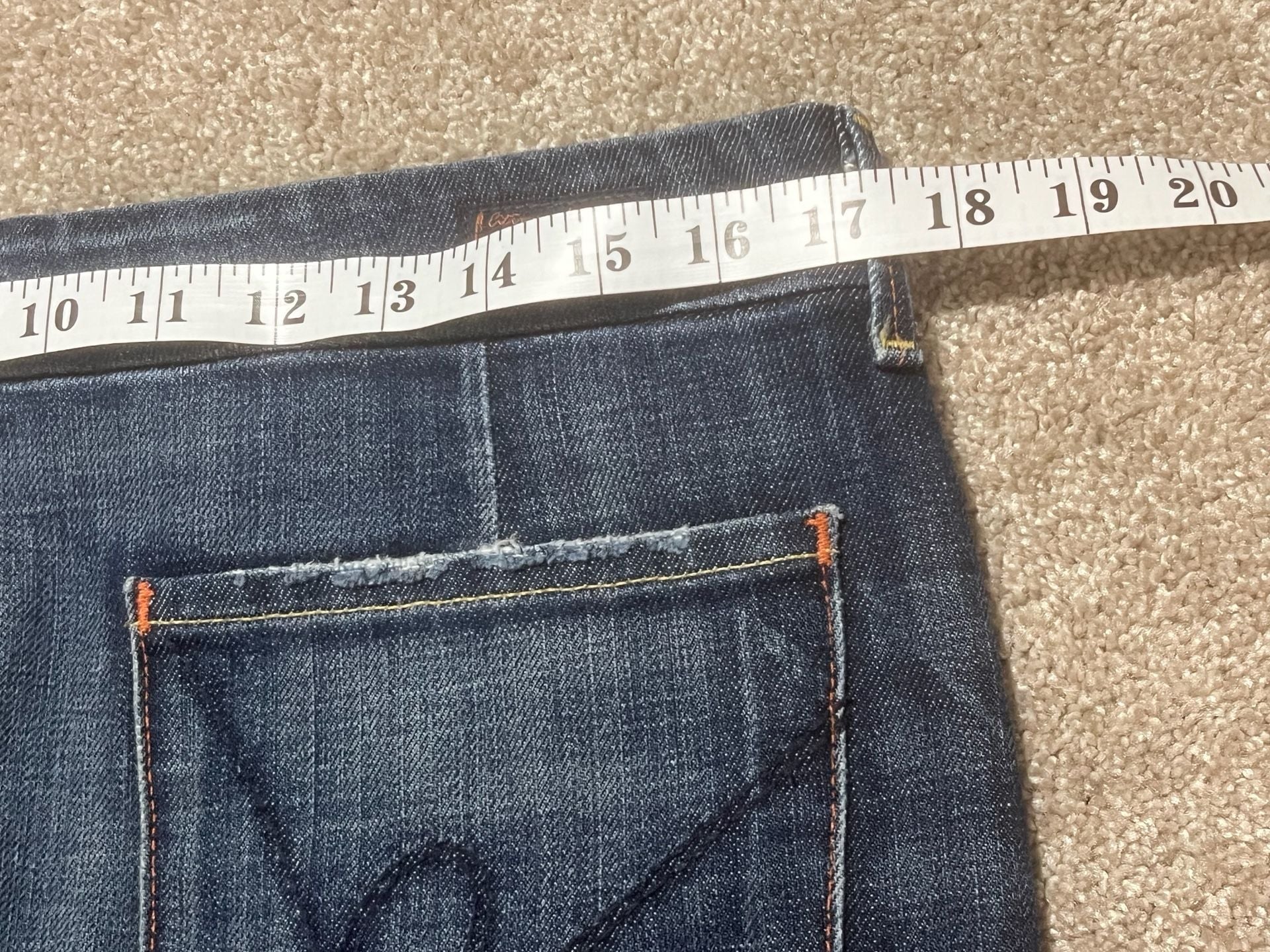 Citizens of Humanity Sophia #300 Skirt Size 29 Dark Wash Stretch Denim 13