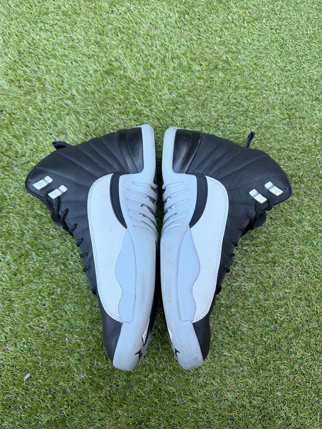 Jordan Air Jordan 12 Retro Barons Black Wolf Grey Sneakers 4