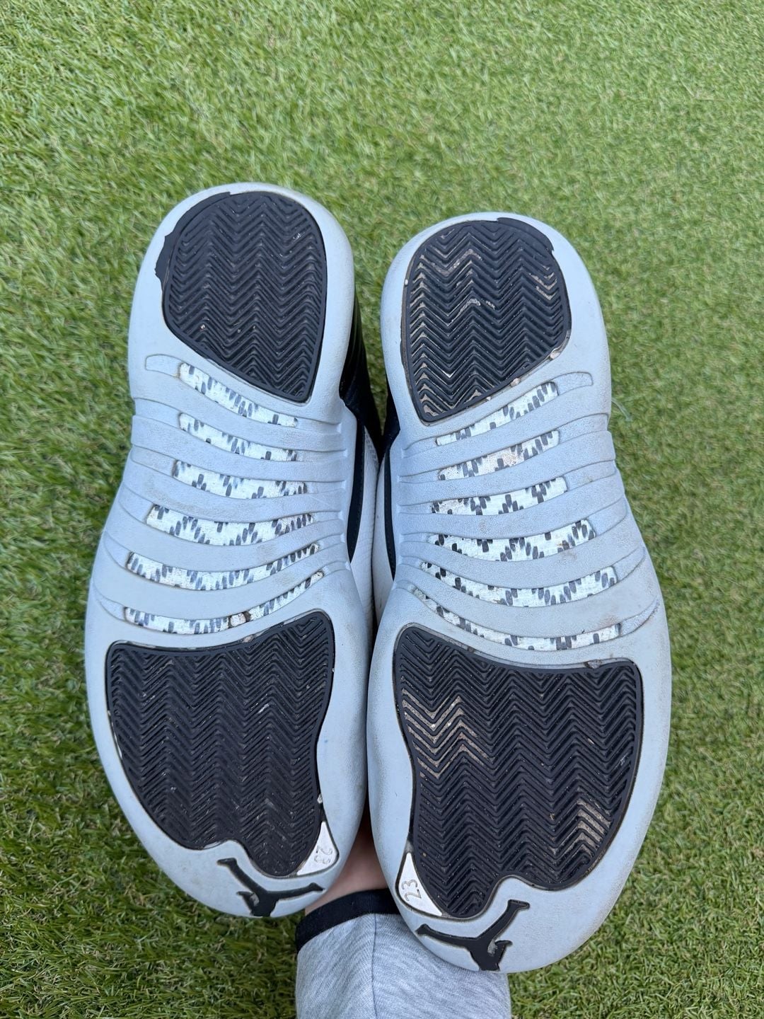 Jordan Air Jordan 12 Retro Barons Black Wolf Grey Sneakers 5