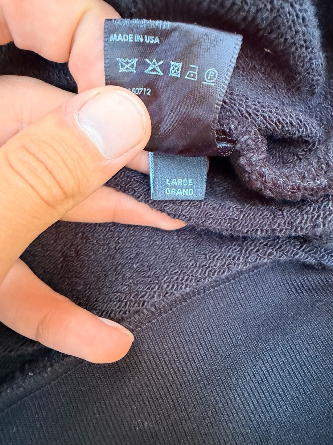 AMIRI Flagship Store Chicago Hoodie Size Large Black 7