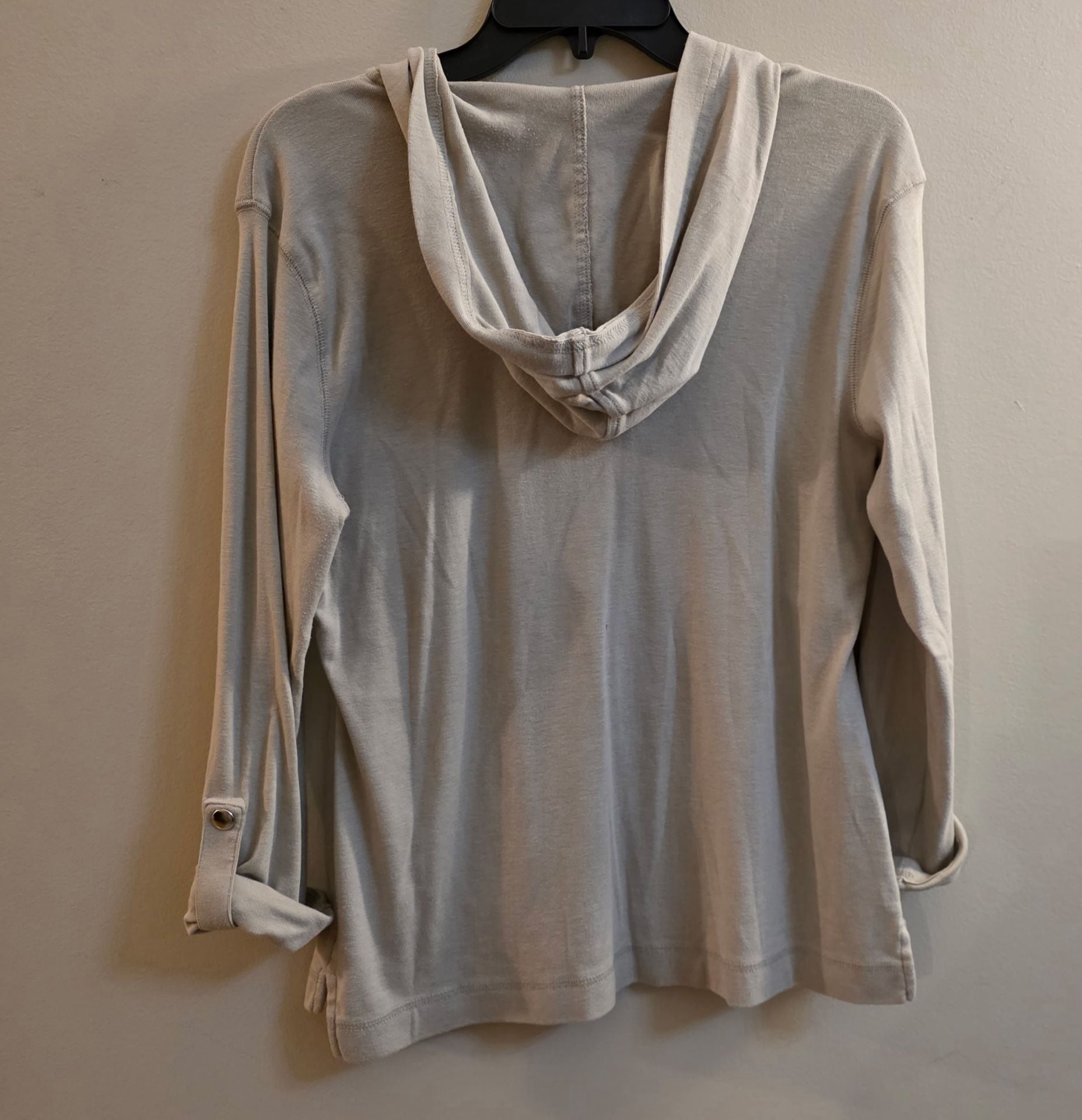 Style & Co. Petite PL Hoodie Elephant Mandala Graphic Gray Long Sleeve 3