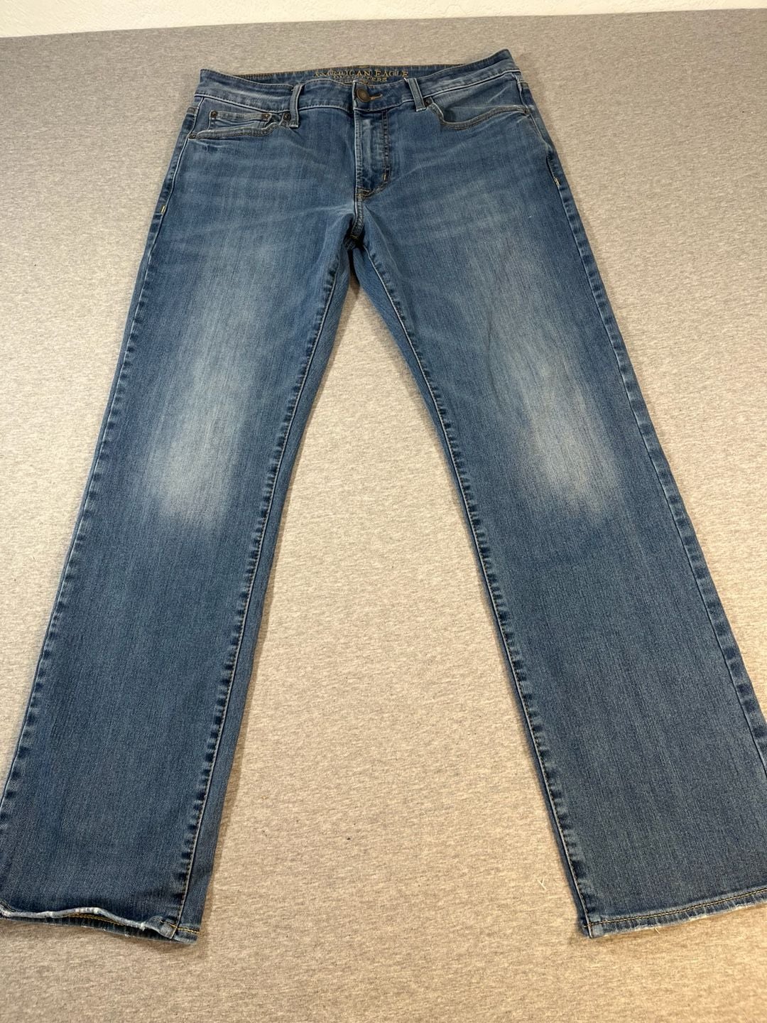 American Eagle Outfitters Straight Leg Denim Blue Jeans Men’s 32x32(30) 2