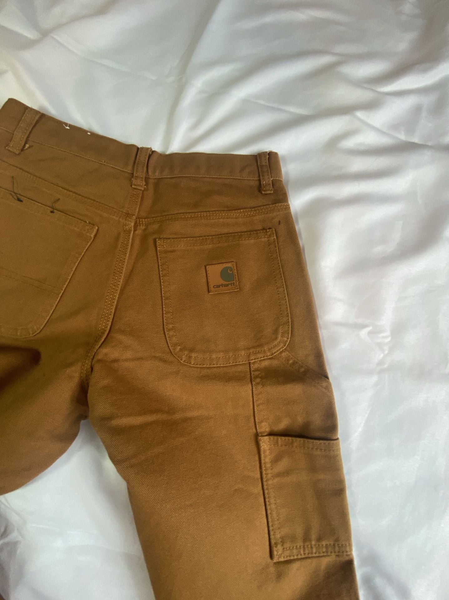 Carhartt Utility Pants Size 12 Brown Canvas 6