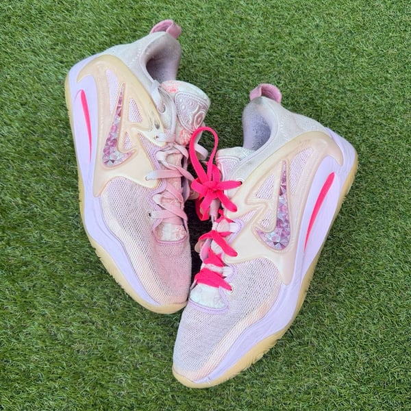 Nike KD 15 Aunt Pearl Basketball Shoes Pink Foam DQ3851-600