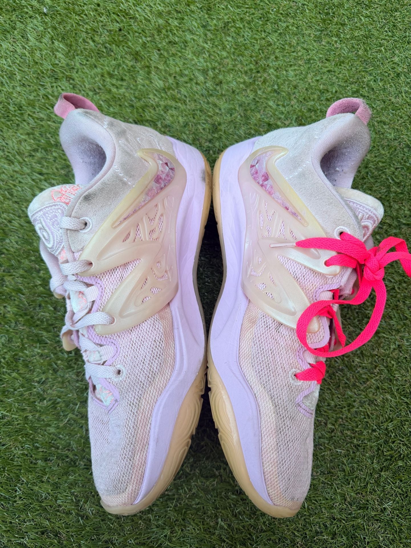 Nike KD 15 Aunt Pearl Basketball Shoes Pink Foam DQ3851-600 4