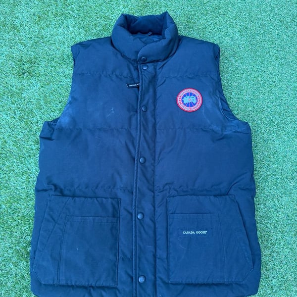 Canada Goose Freestyle Crew Vest Size M Black Down Puffer