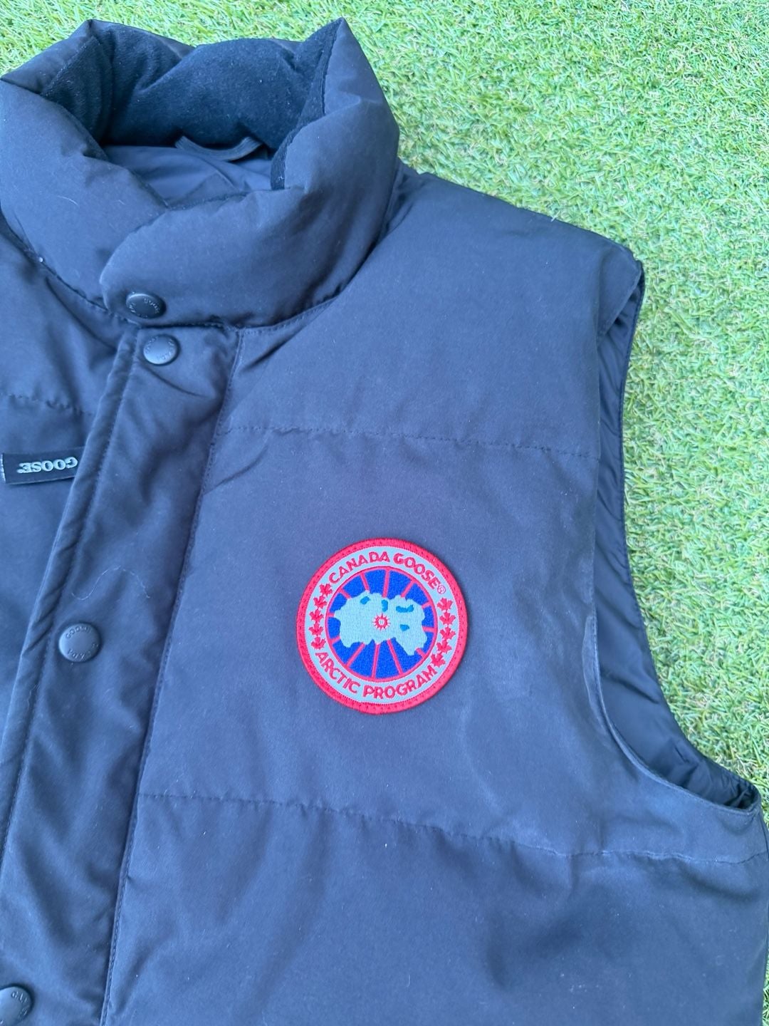 Canada Goose Freestyle Crew Vest Size M Black Down Puffer 3