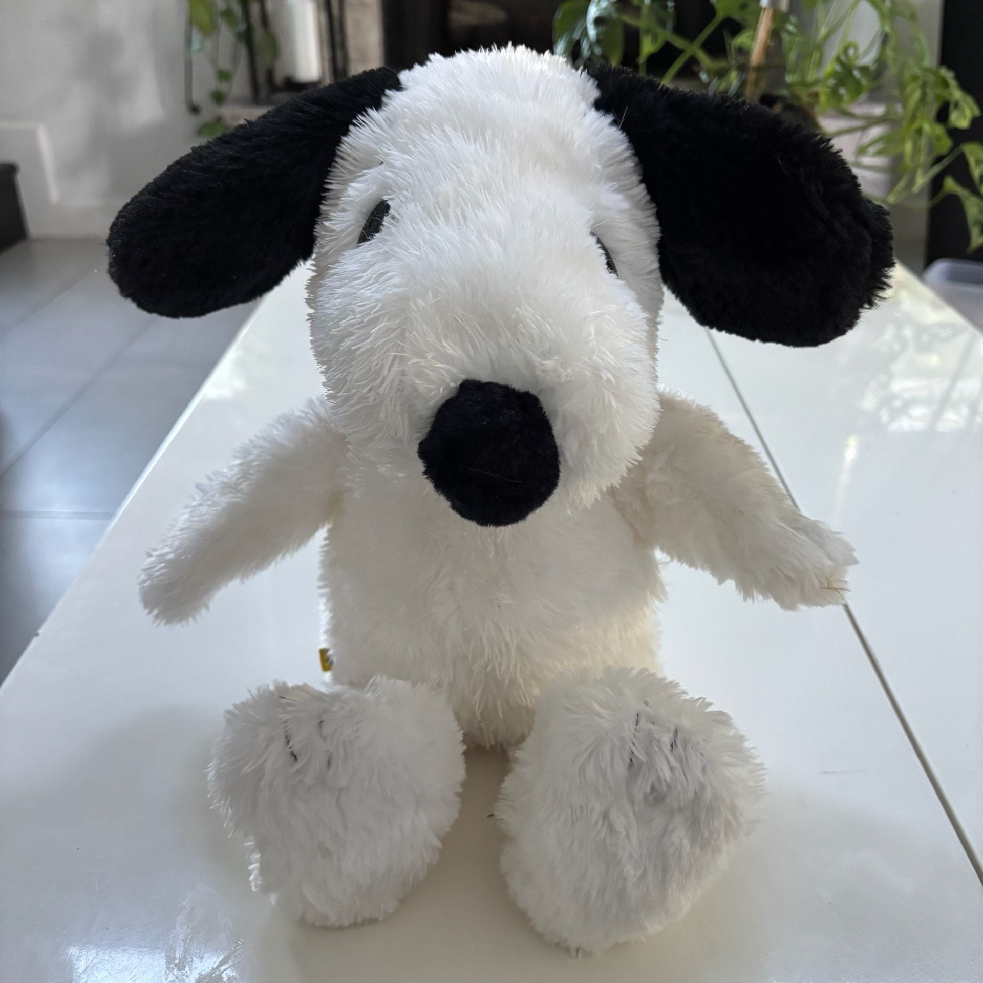 Build-A-Bear 16” Peanuts Snoopy Plush Stuffed Animal Toy White Black 1