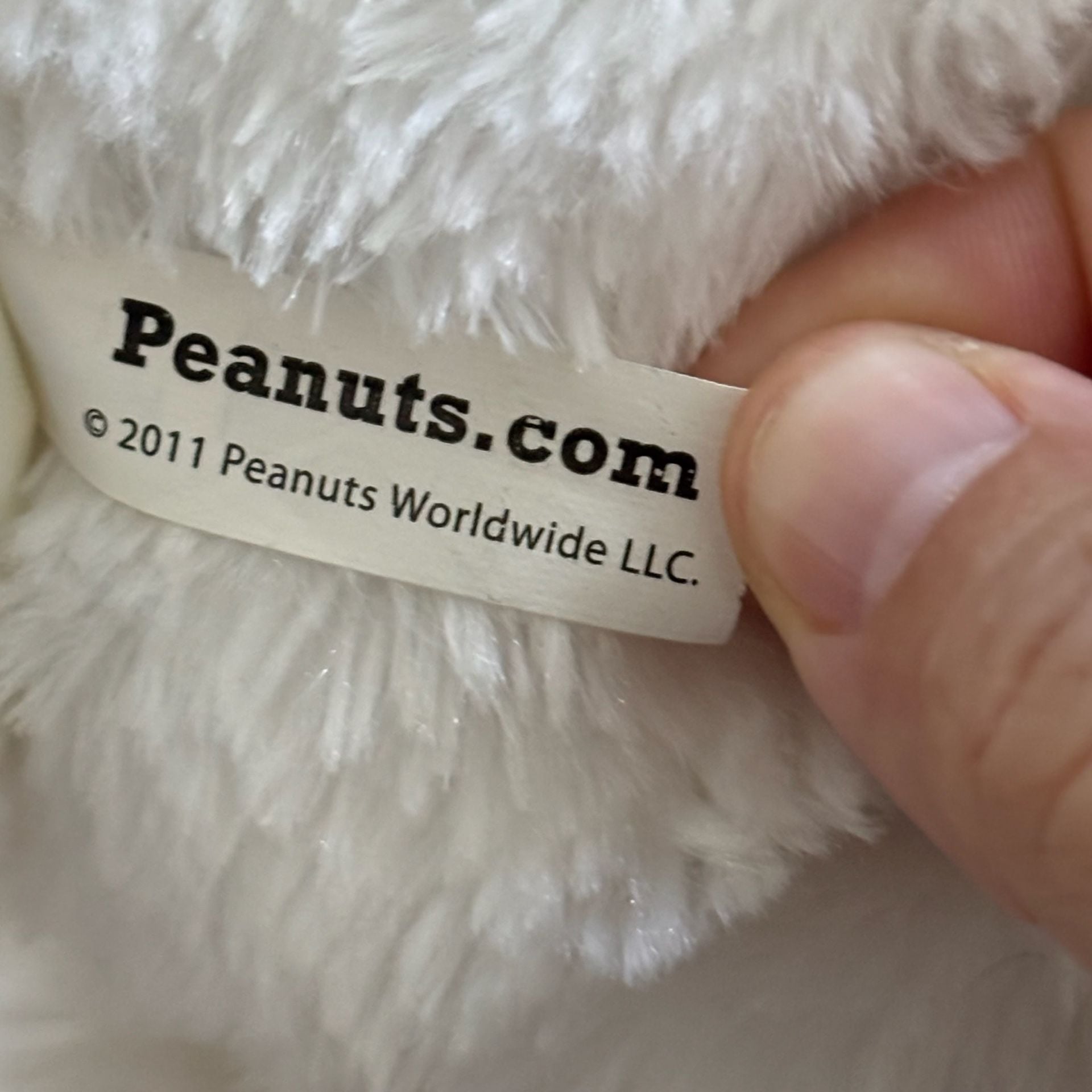 Build-A-Bear 16” Peanuts Snoopy Plush Stuffed Animal Toy White Black 6