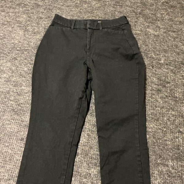 Old Navy Pixie Skinny Pants Womens Size 6 Black High Rise Secret Smooth Pockets
