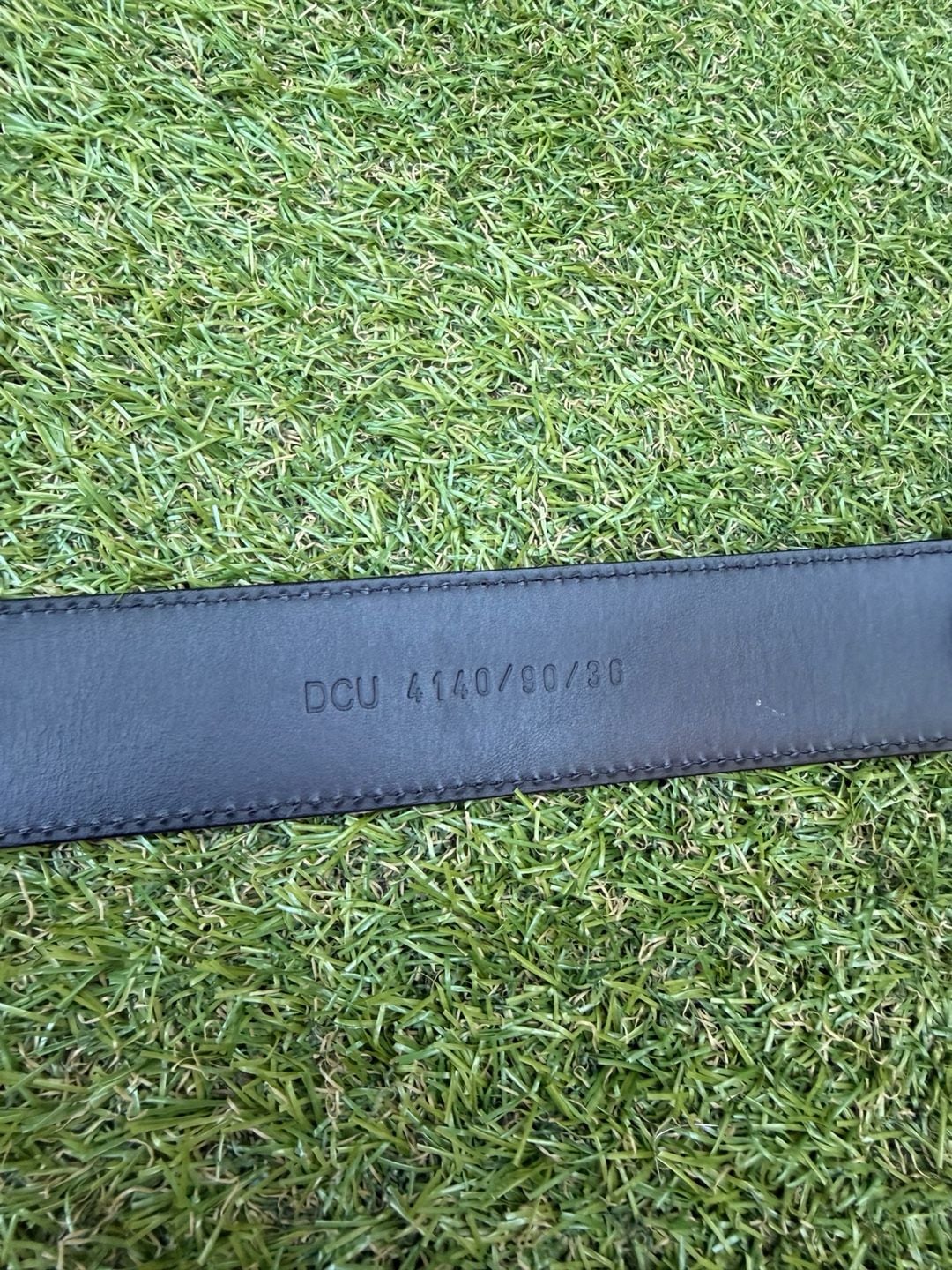 Versace Medusa Head Leather Belt Size 90/36 Black Gold 3