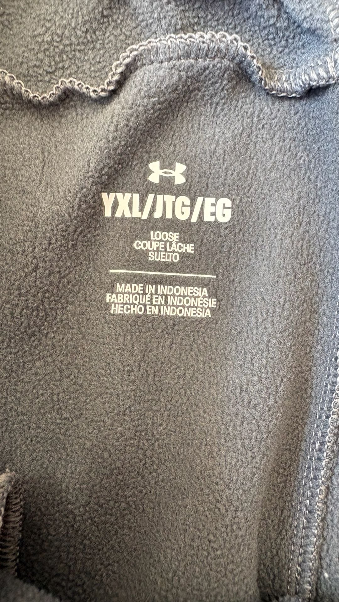 Under Armour Jogger Pants Size YXL Grey Athletic Sweatpants 4