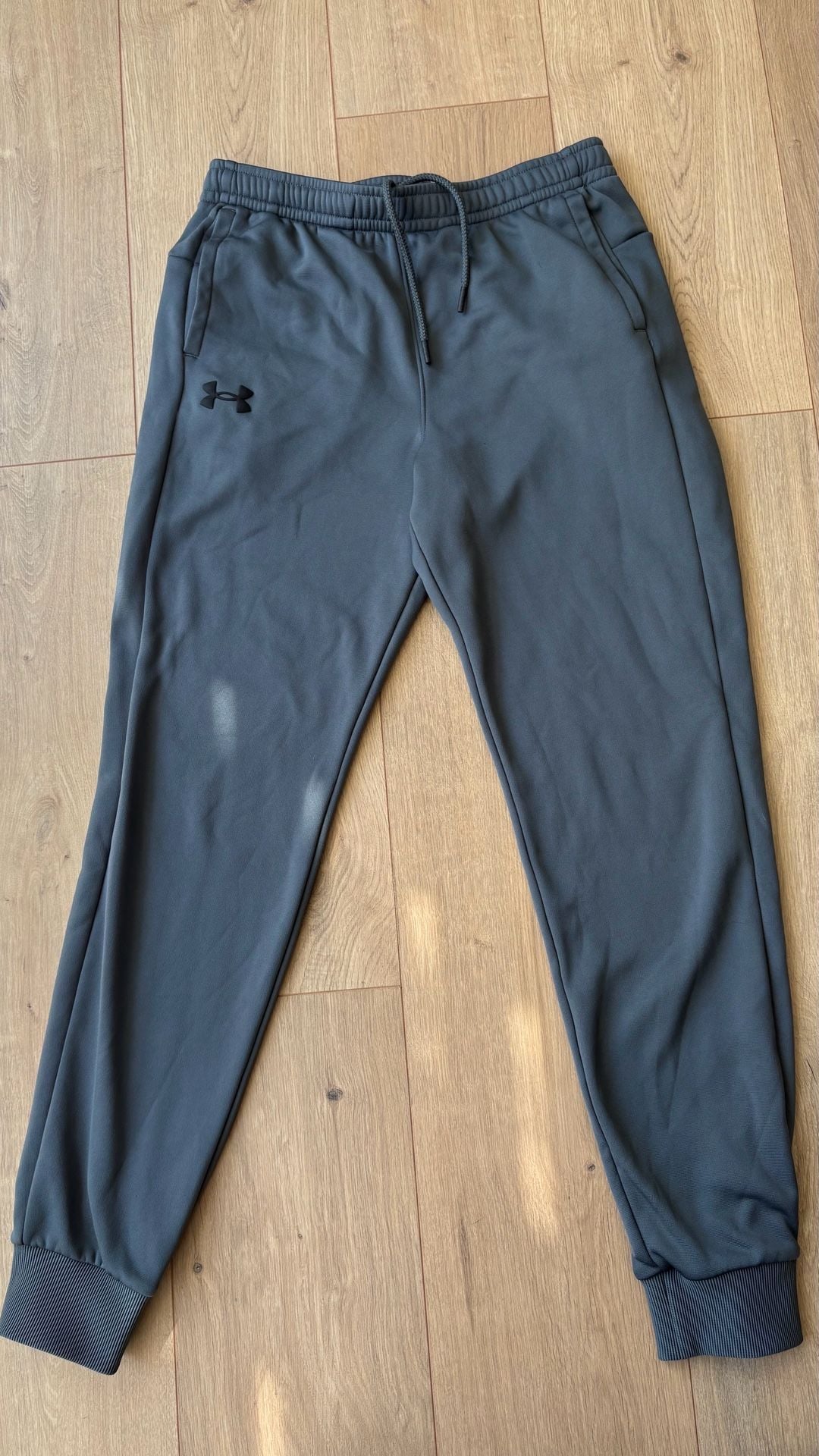 Under Armour Jogger Pants Size YXL Grey Athletic Sweatpants 6