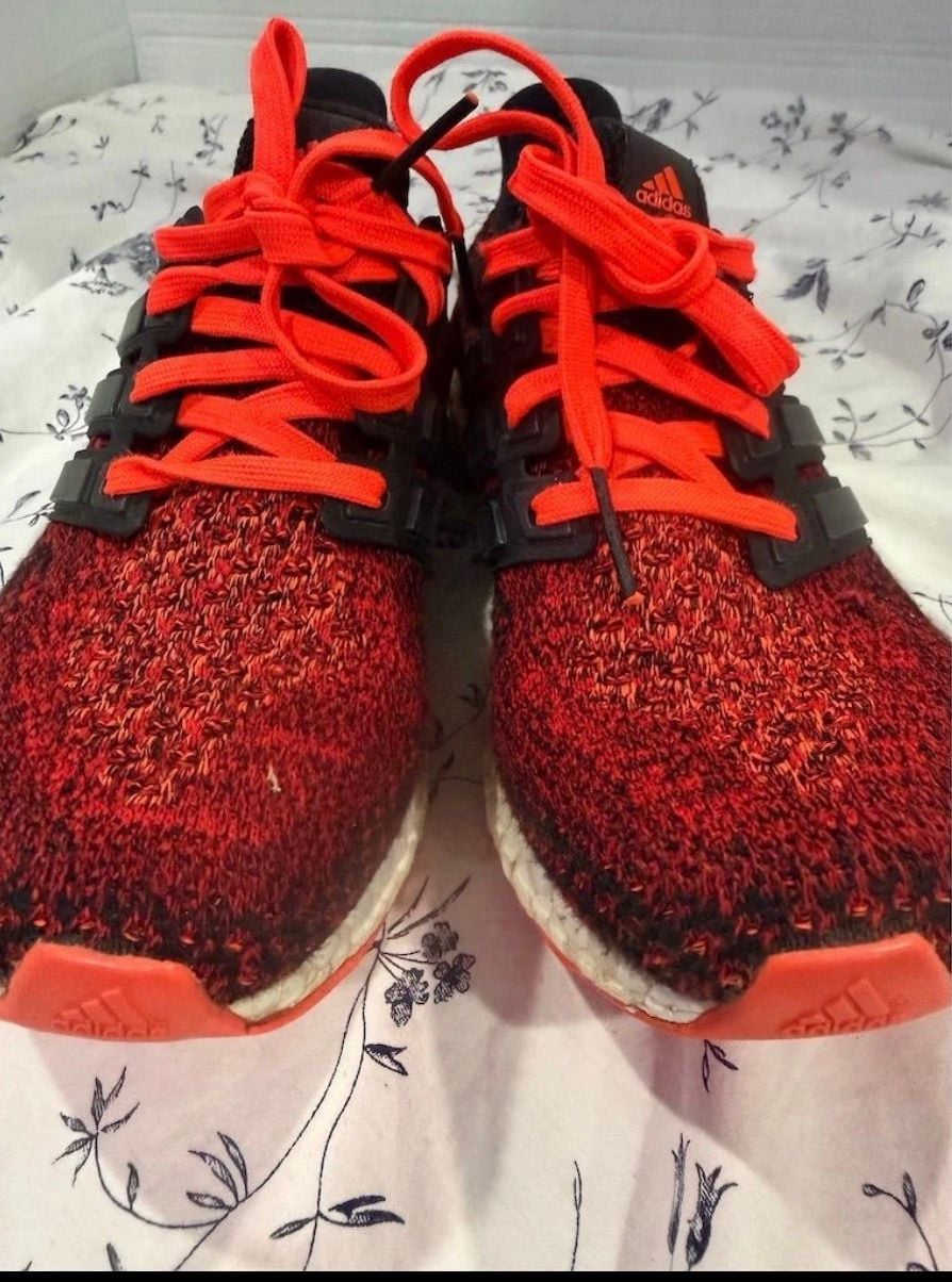 Adidas Ultra Boost 2.0 Solar Red Athletic Shoes 10