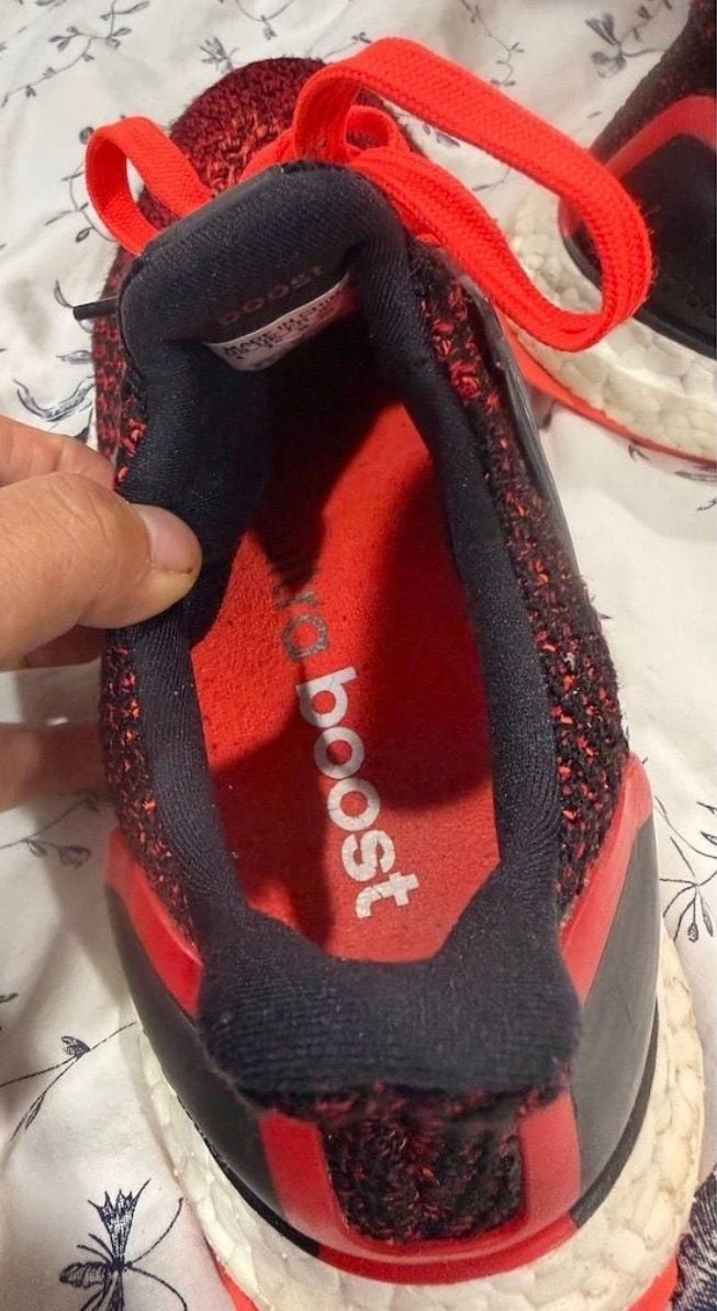 Adidas Ultra Boost 2.0 Solar Red Athletic Shoes 12