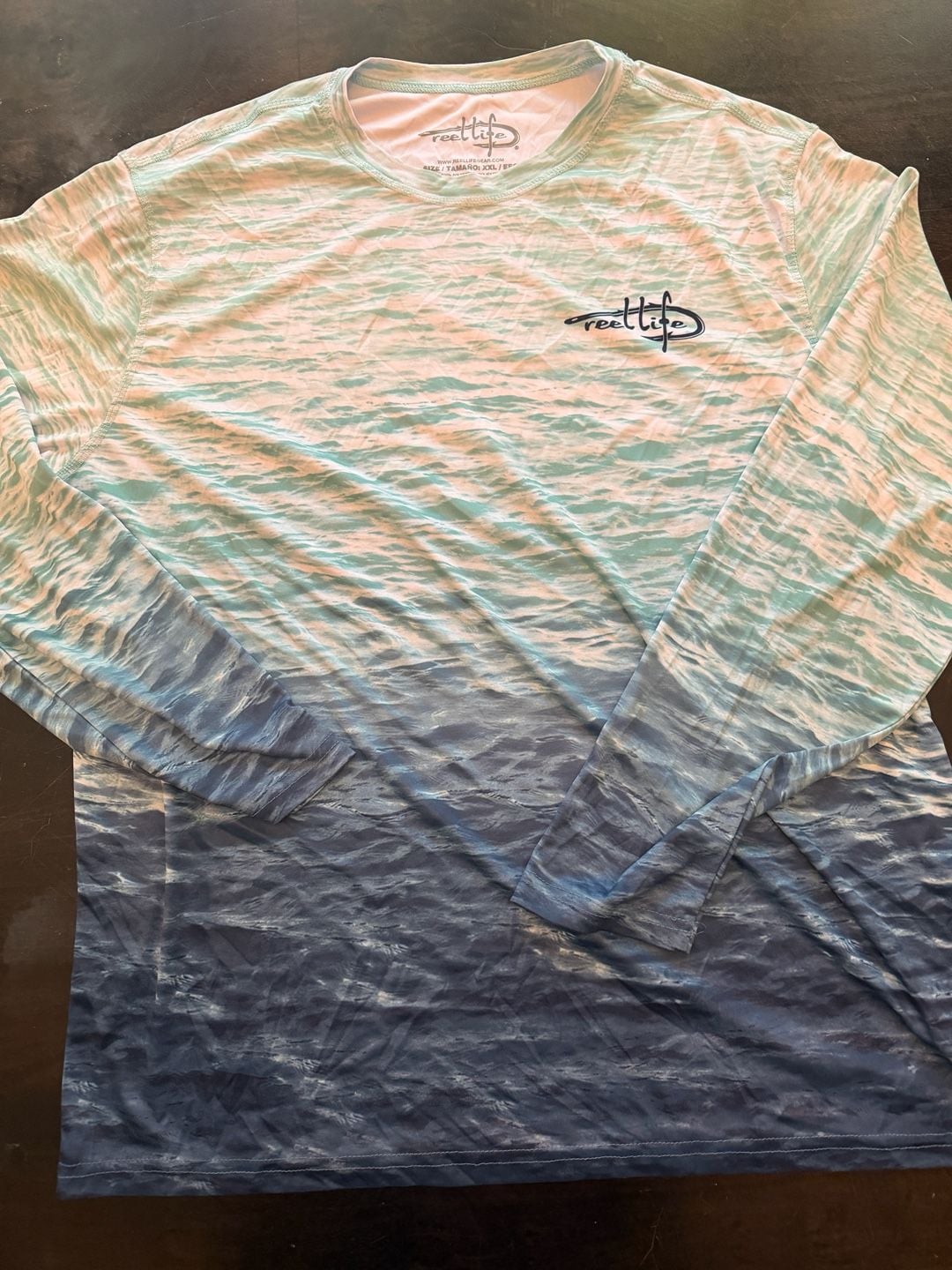 (2) Reel Life Long Sleeve Performance Shirt Size XXL 2