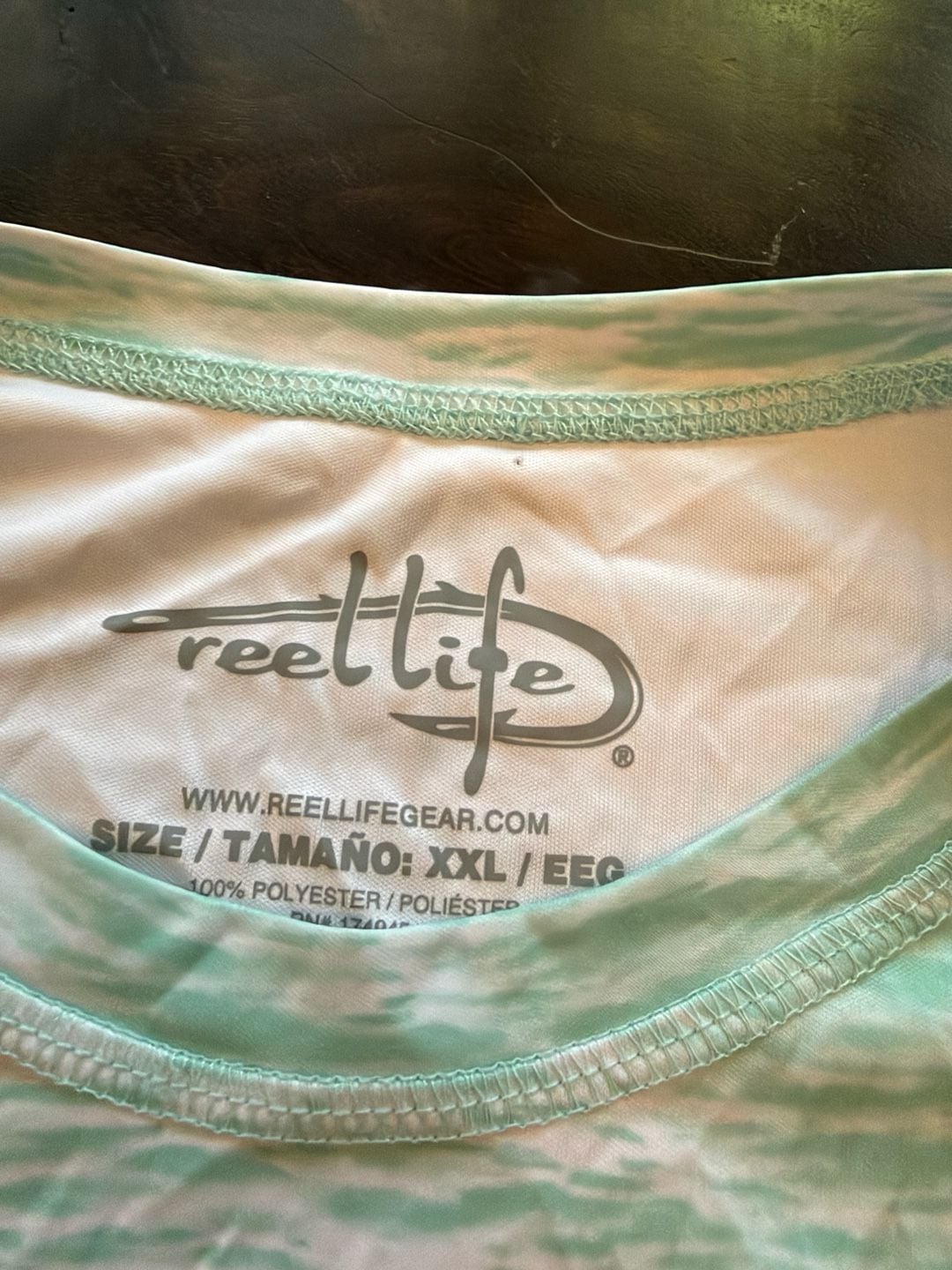 (2) Reel Life Long Sleeve Performance Shirt Size XXL 4