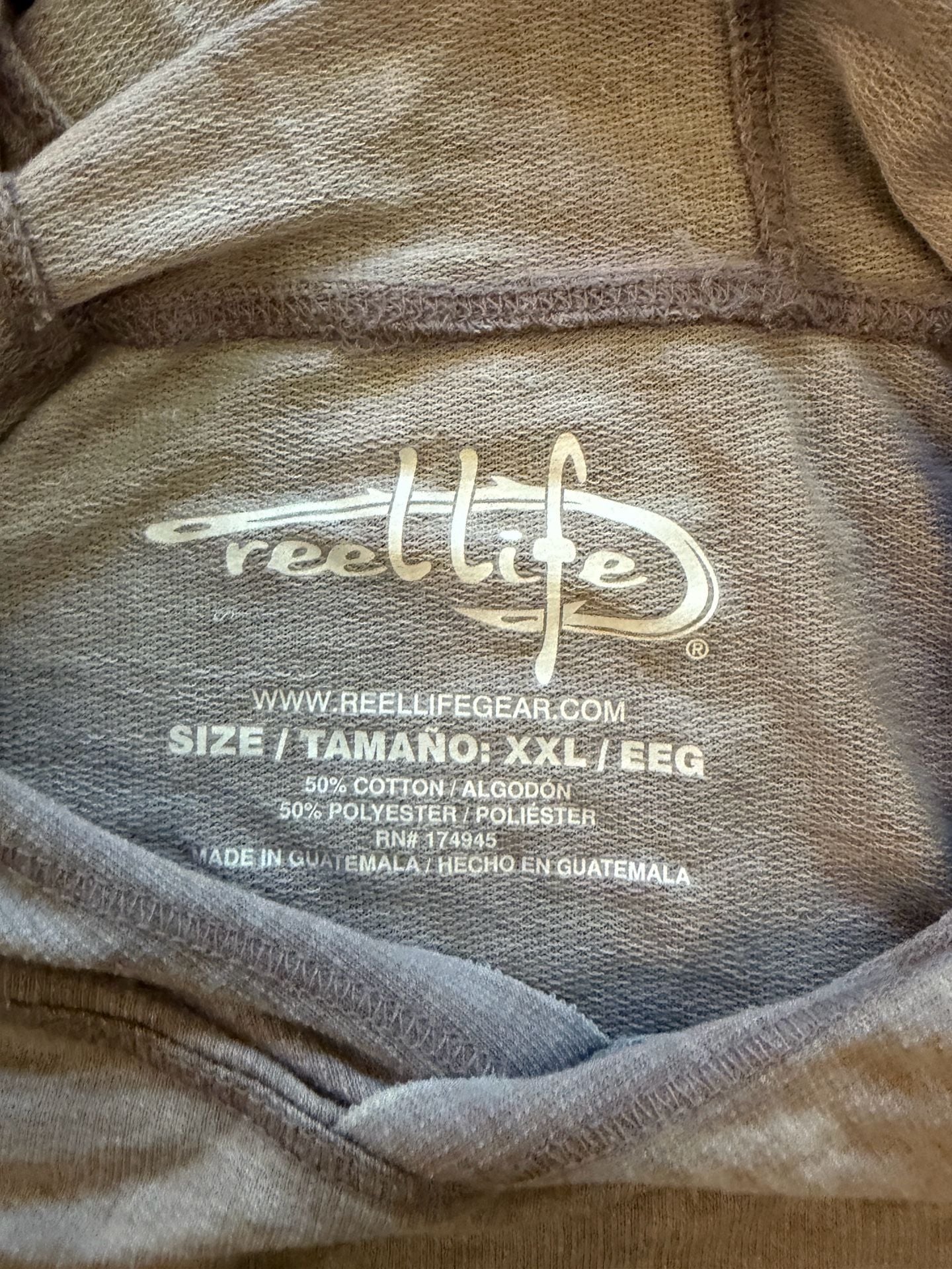 (2) Reel Life Long Sleeve Performance Shirt Size XXL 11