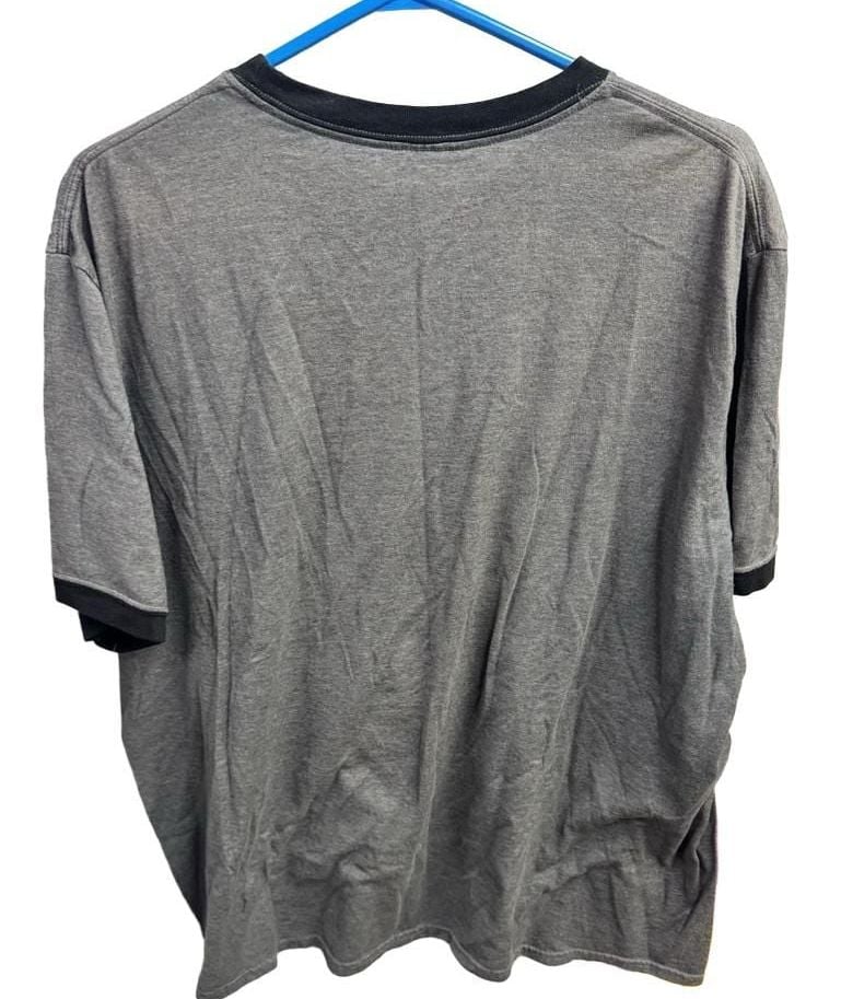 Disney Parks Mickey Mouse Ringer T-Shirt Size XL Gray 2