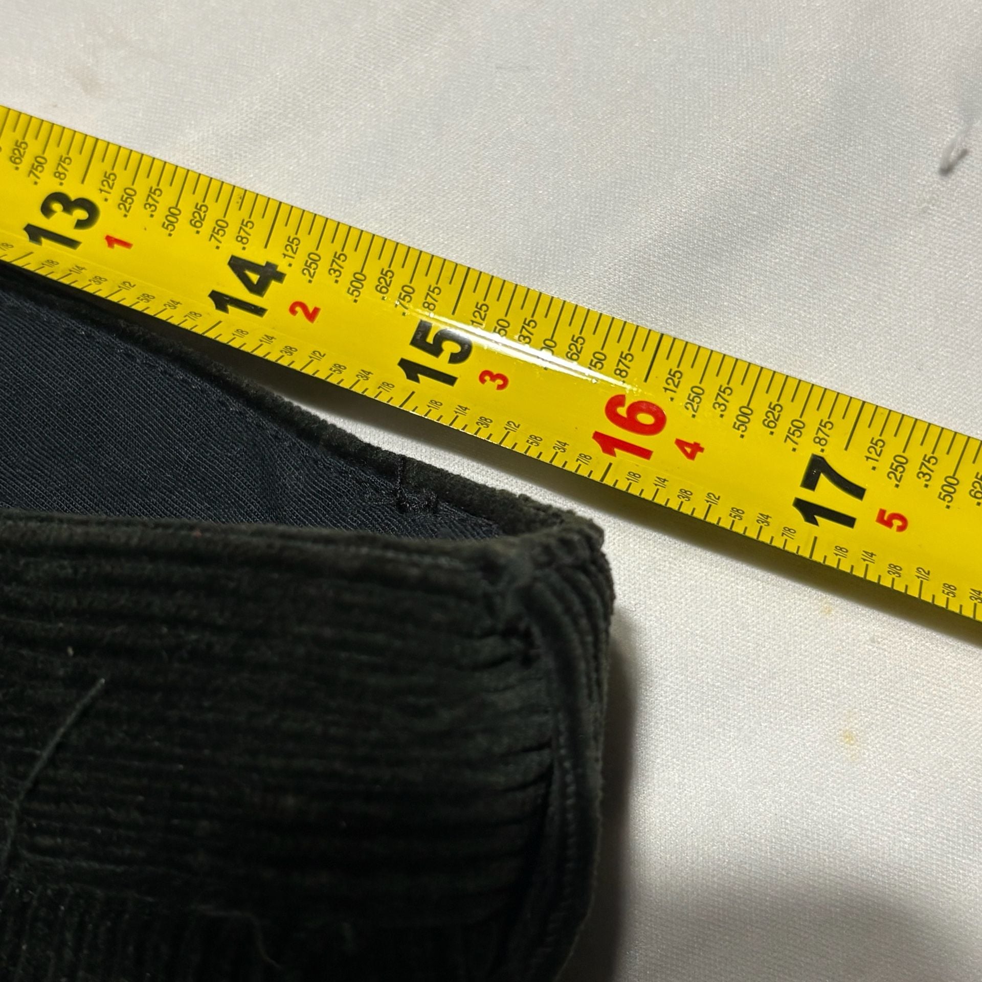 VTG Polo Ralph Lauren Black Corduroy Cargo Pants Paratrooper Utility 31x28  11