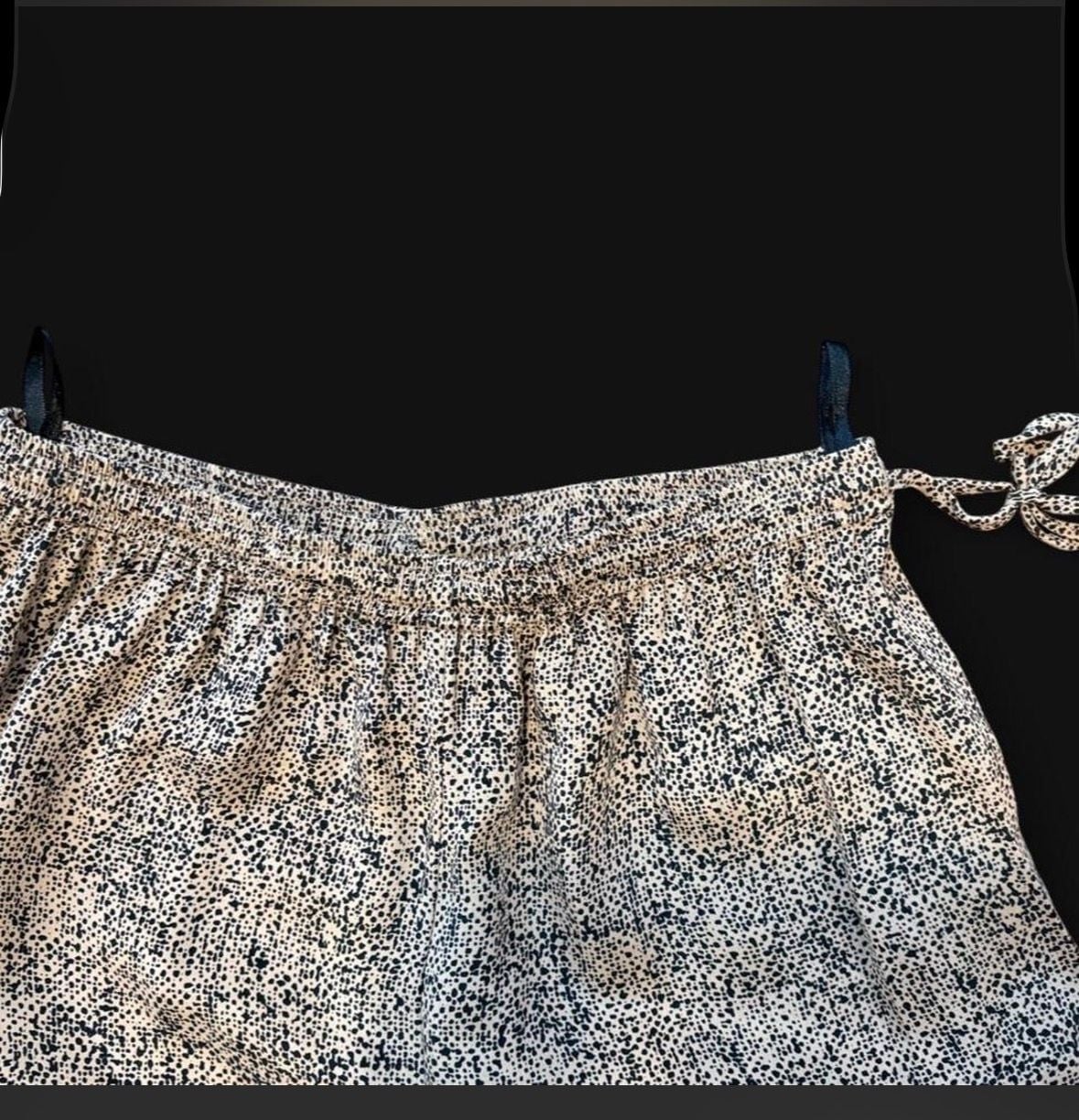 TANGY Collection 100% Mulberry Silk Leopard Print Wide-Leg Pants | Size XL 5