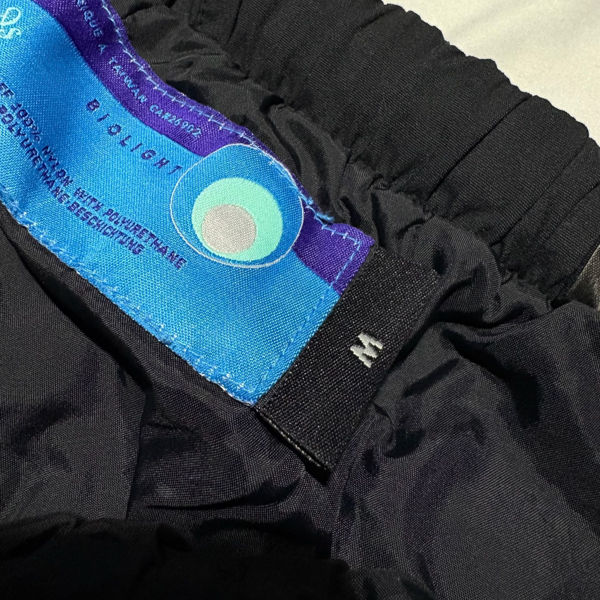 Vtg 90s Burton Snowboards Biolight Tech Snow Pants Black Belt Baggy M 30x28
5