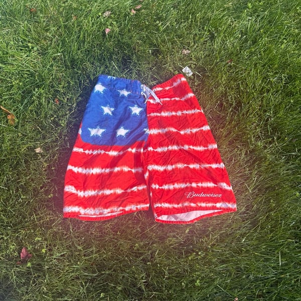 Budweiser swimming trunks