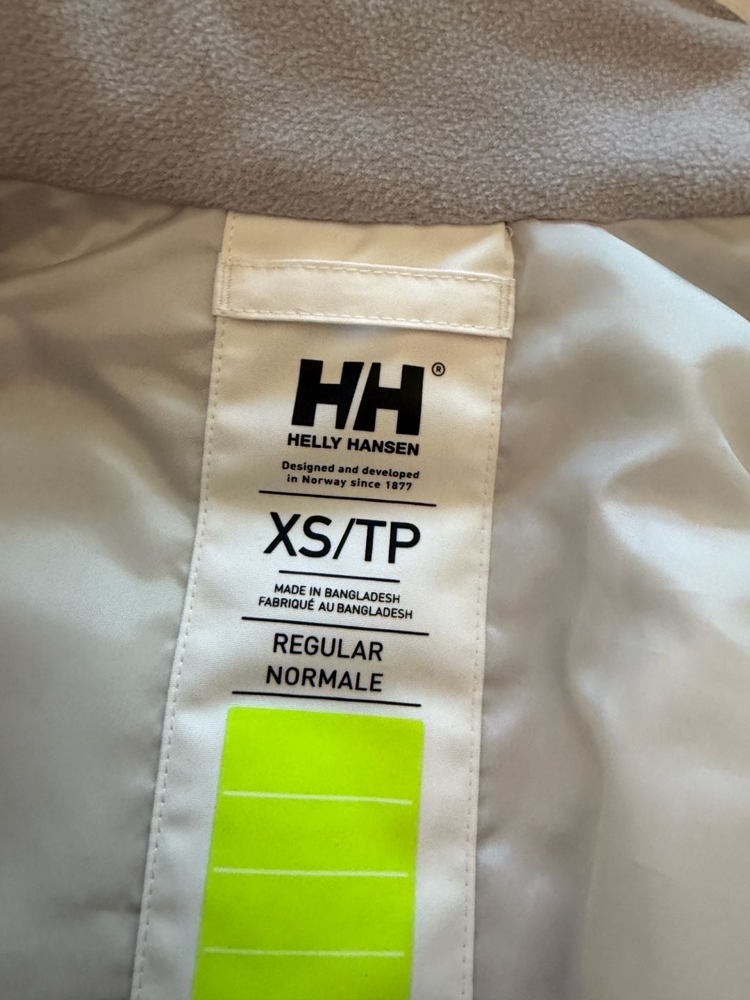 Helly Hansen Crew Hooded Midlayer Jacket Size XS/TP White Pink Pony Mackinac 8