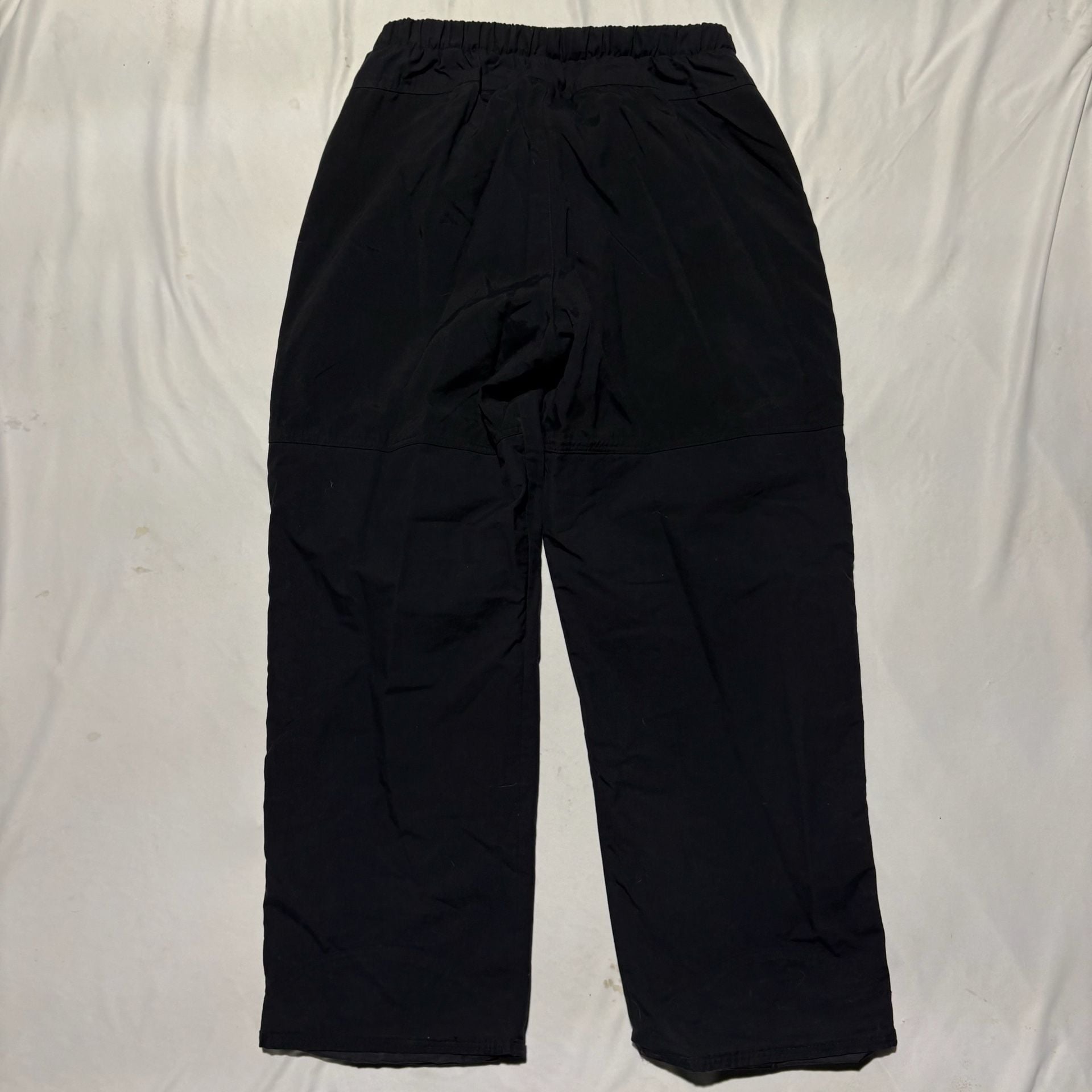 Vtg 90s Burton Snowboards Biolight Tech Snow Pants Black Belt Baggy M 30x28
3