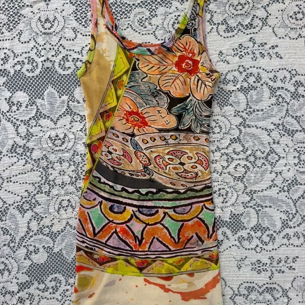 Fuzzi Tank top/ mini dress y2k
