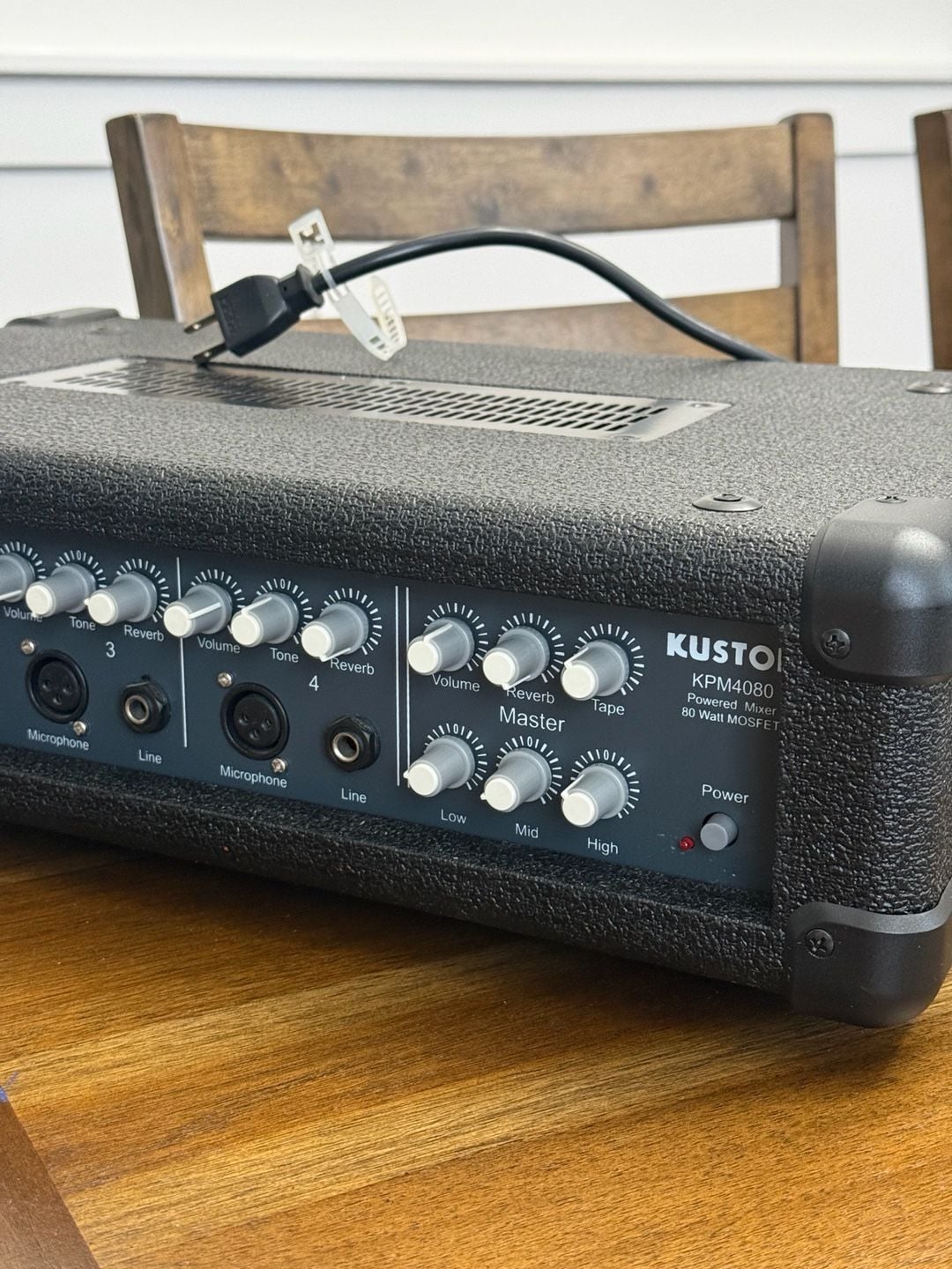 Kustom KPM4080 Powered Mixer 80 Watt MOSFET 1