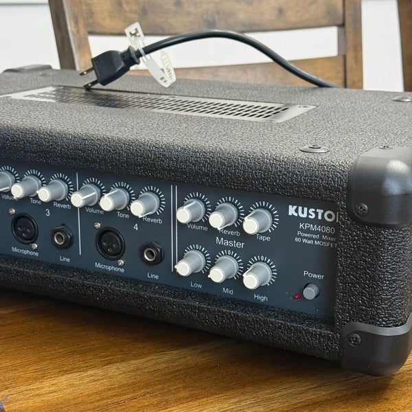 Kustom KPM4080 Powered Mixer 80 Watt MOSFET