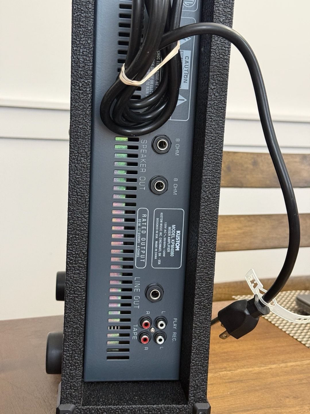 Kustom KPM4080 Powered Mixer 80 Watt MOSFET 6