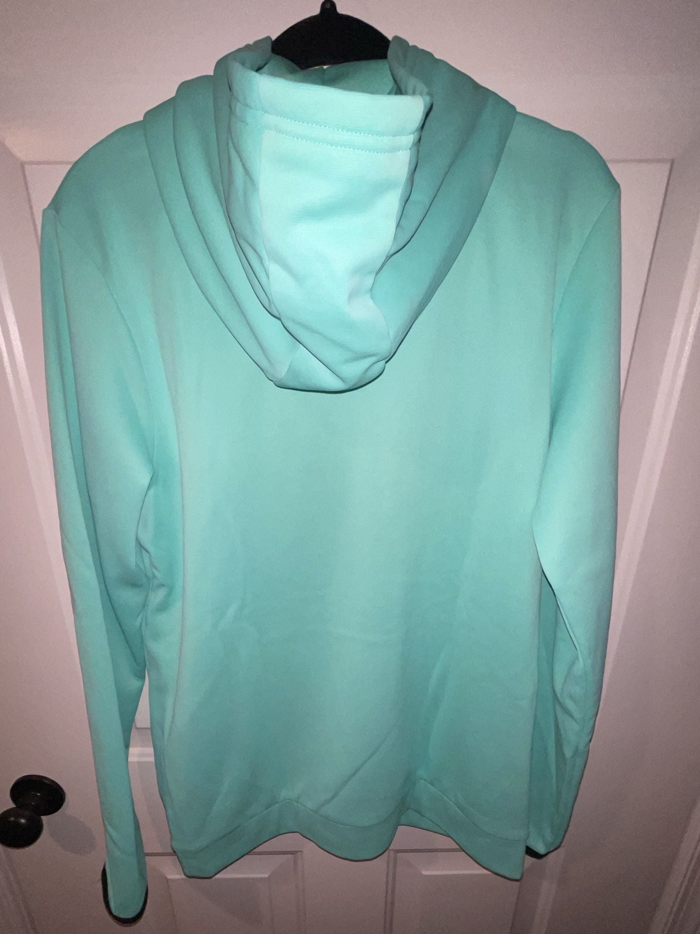 Under Armour Armour Fleece Hoodie Size YXL Aqua Blue 4