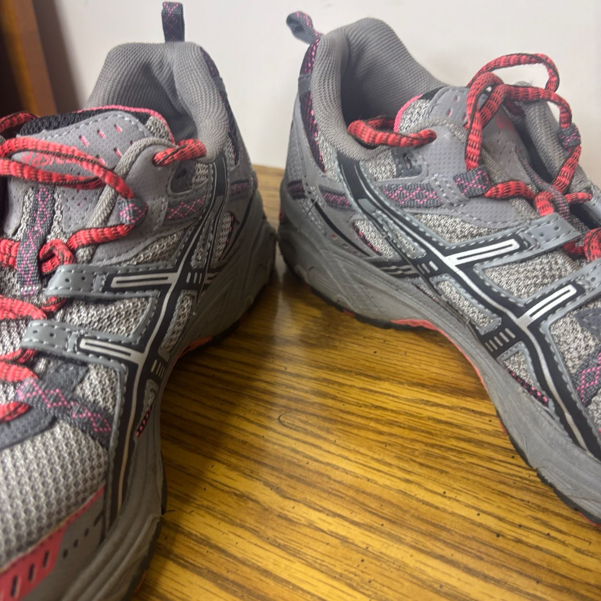 ASICS GEL ENDURE 6 GYM RUNNING TRANING SNEAKERS WOMENS​ BLUE RED SHOES SIZE 11 8