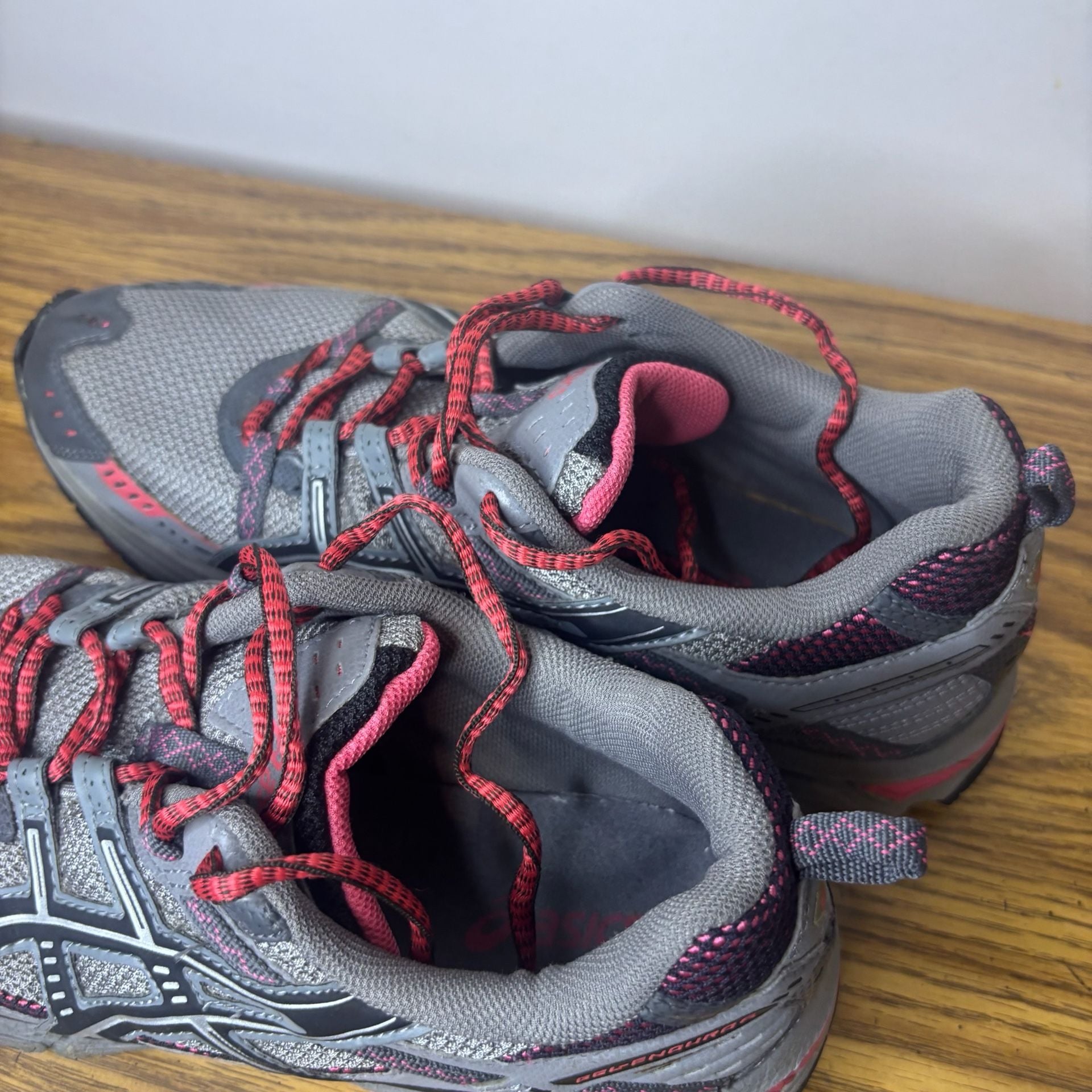 ASICS GEL ENDURE 6 GYM RUNNING TRANING SNEAKERS WOMENS​ BLUE RED SHOES SIZE 11 9