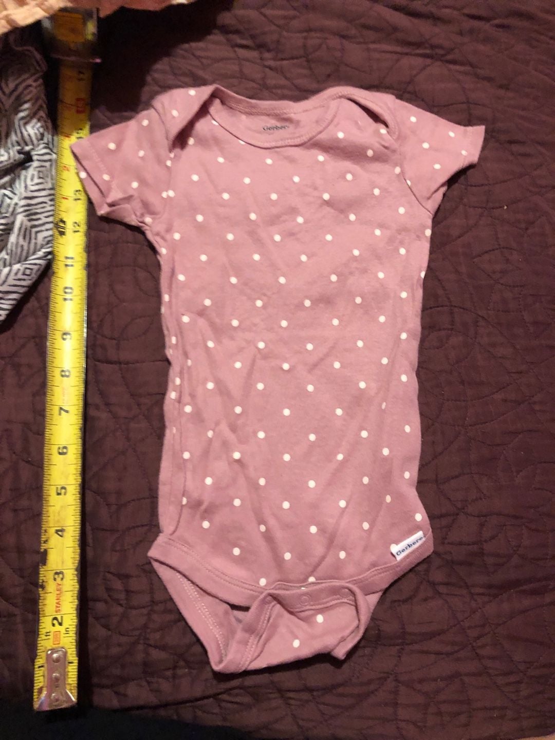 Gerber Baby Neutral Short Sleeve Onesies, , Size Newborn - 24 Months 2