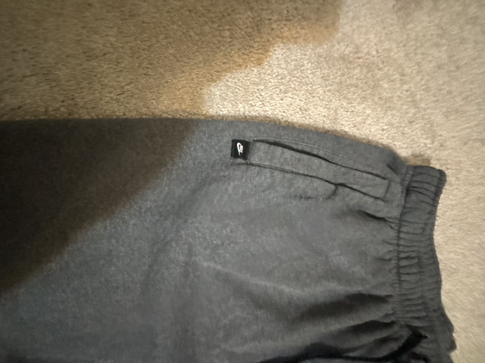 Nike JDI Fleece Shorts Size L Gray Just Do It 3