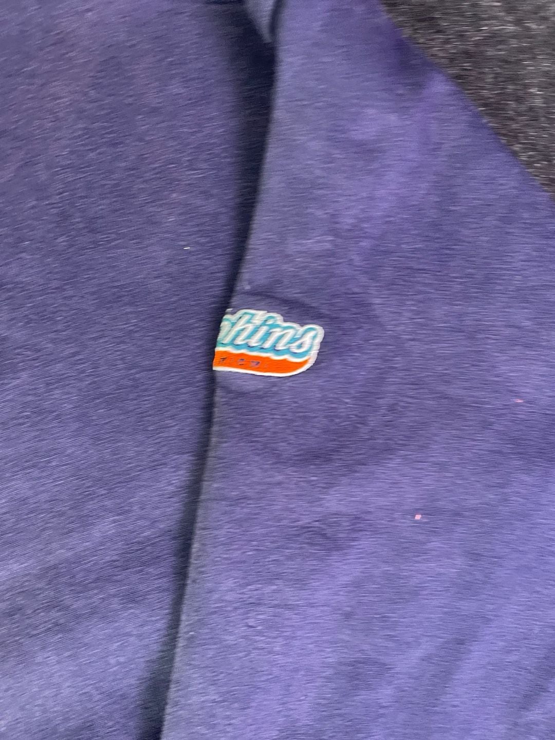 Puma Miami Dolphins Vintage Crewneck Sweatshirt Purple 10