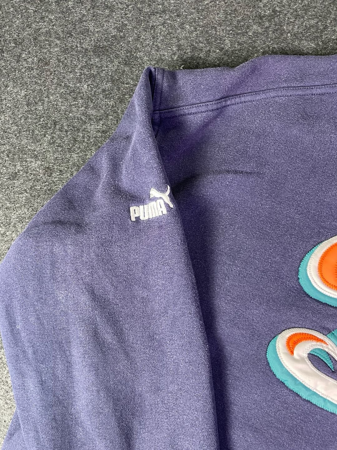Puma Miami Dolphins Vintage Crewneck Sweatshirt Purple 11