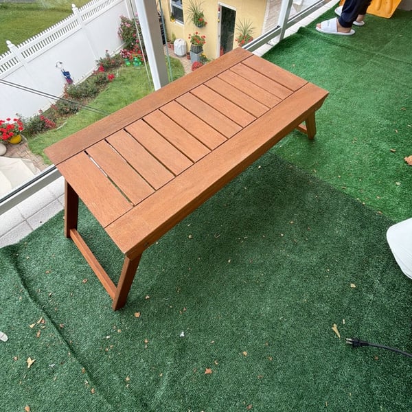 Furinno Tioman Outdoor Hardwood Folding Coffee Table
