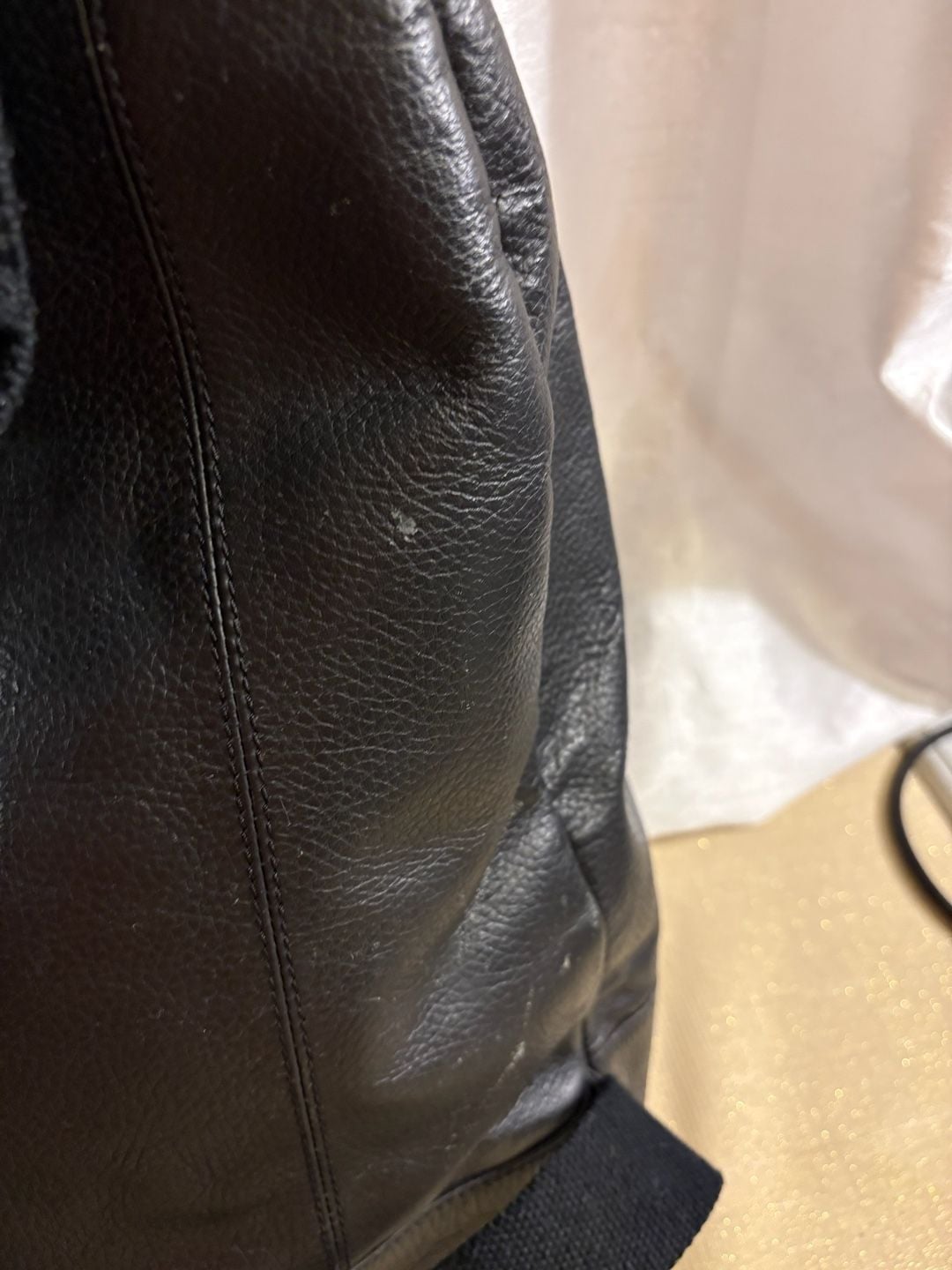 Cole Haan Black Leather Backpack 7