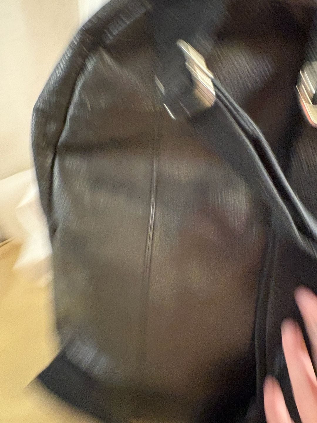 Cole Haan Black Leather Backpack 10