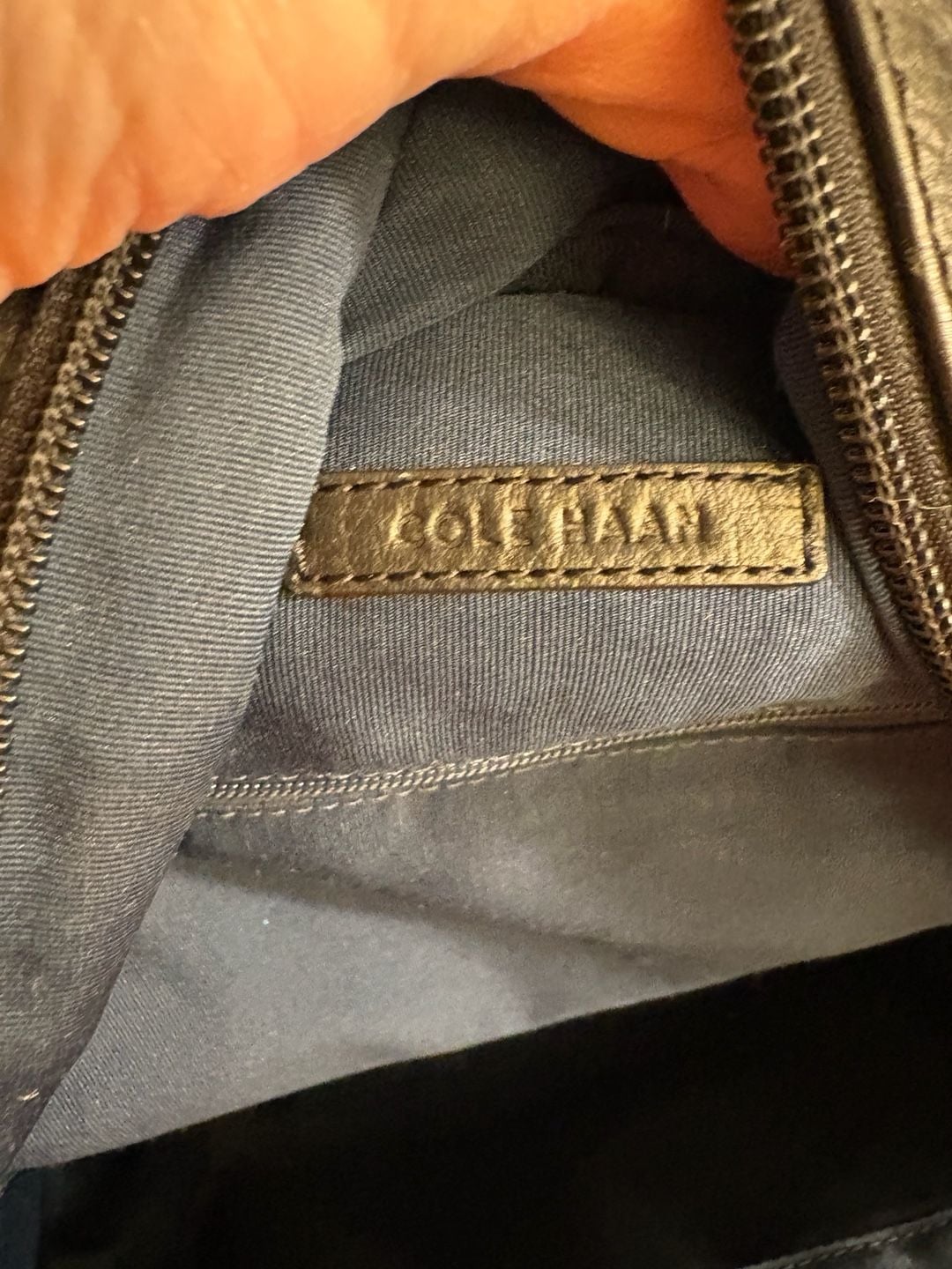 Cole Haan Black Leather Backpack 11