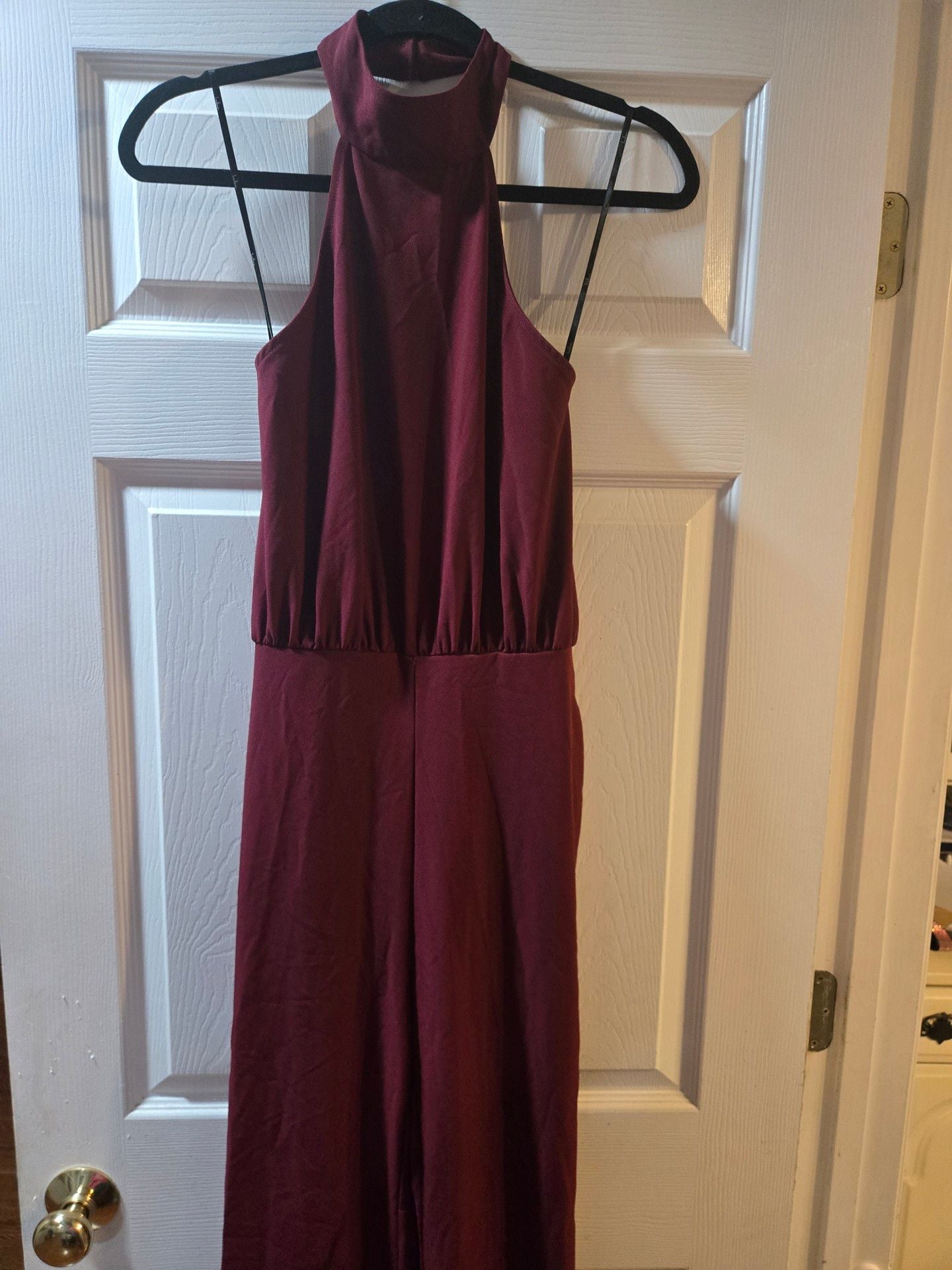 Lulus Moment for Life Wine Red Jumpsuit 2