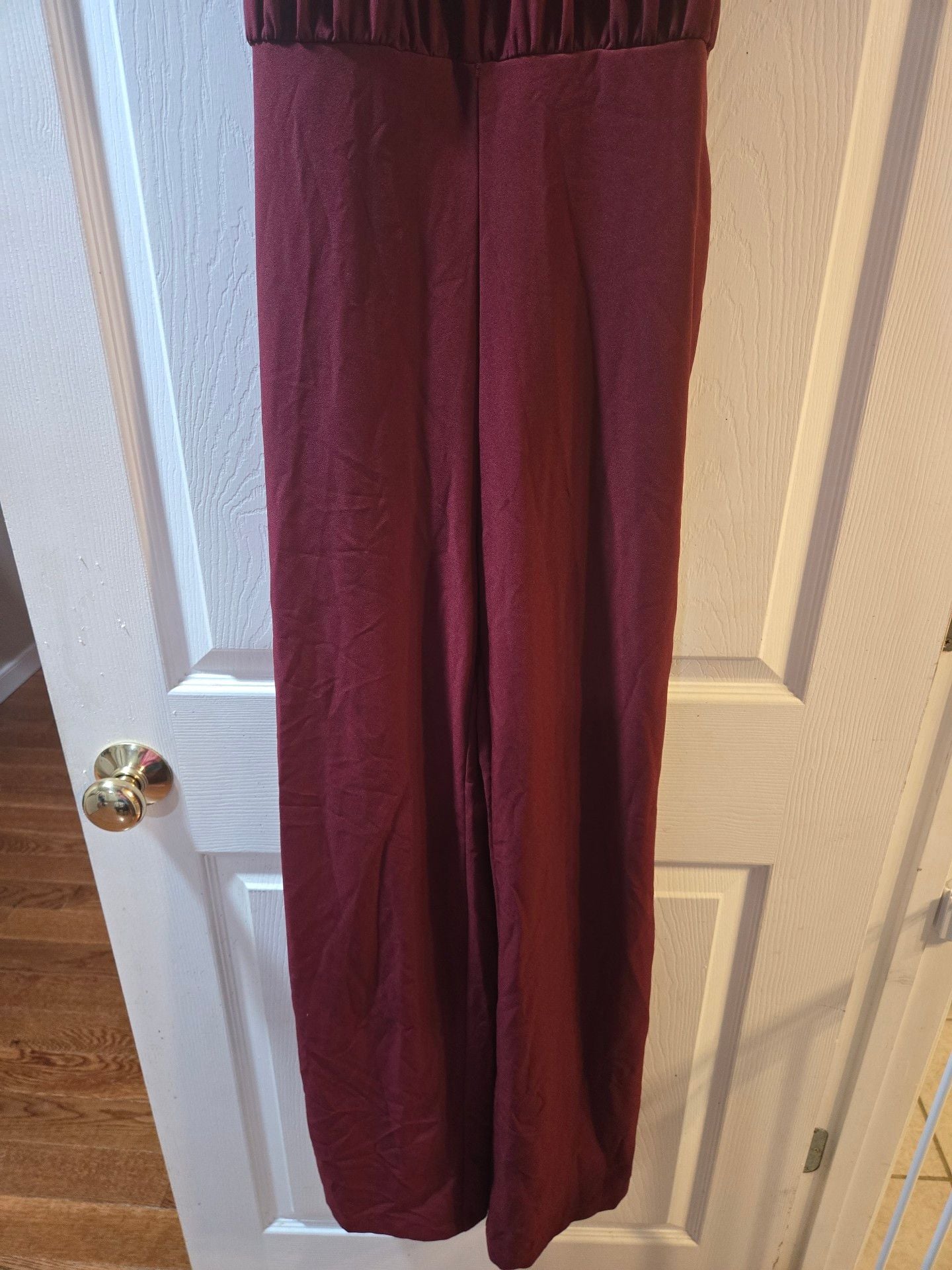 Lulus Moment for Life Wine Red Jumpsuit 3