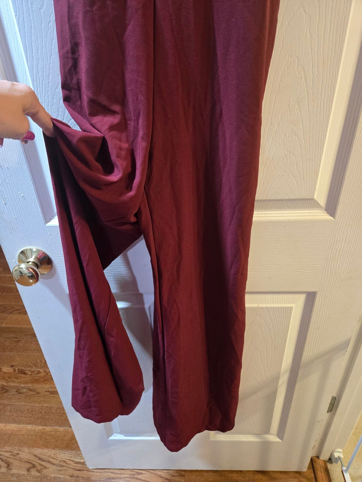Lulus Moment for Life Wine Red Jumpsuit 4