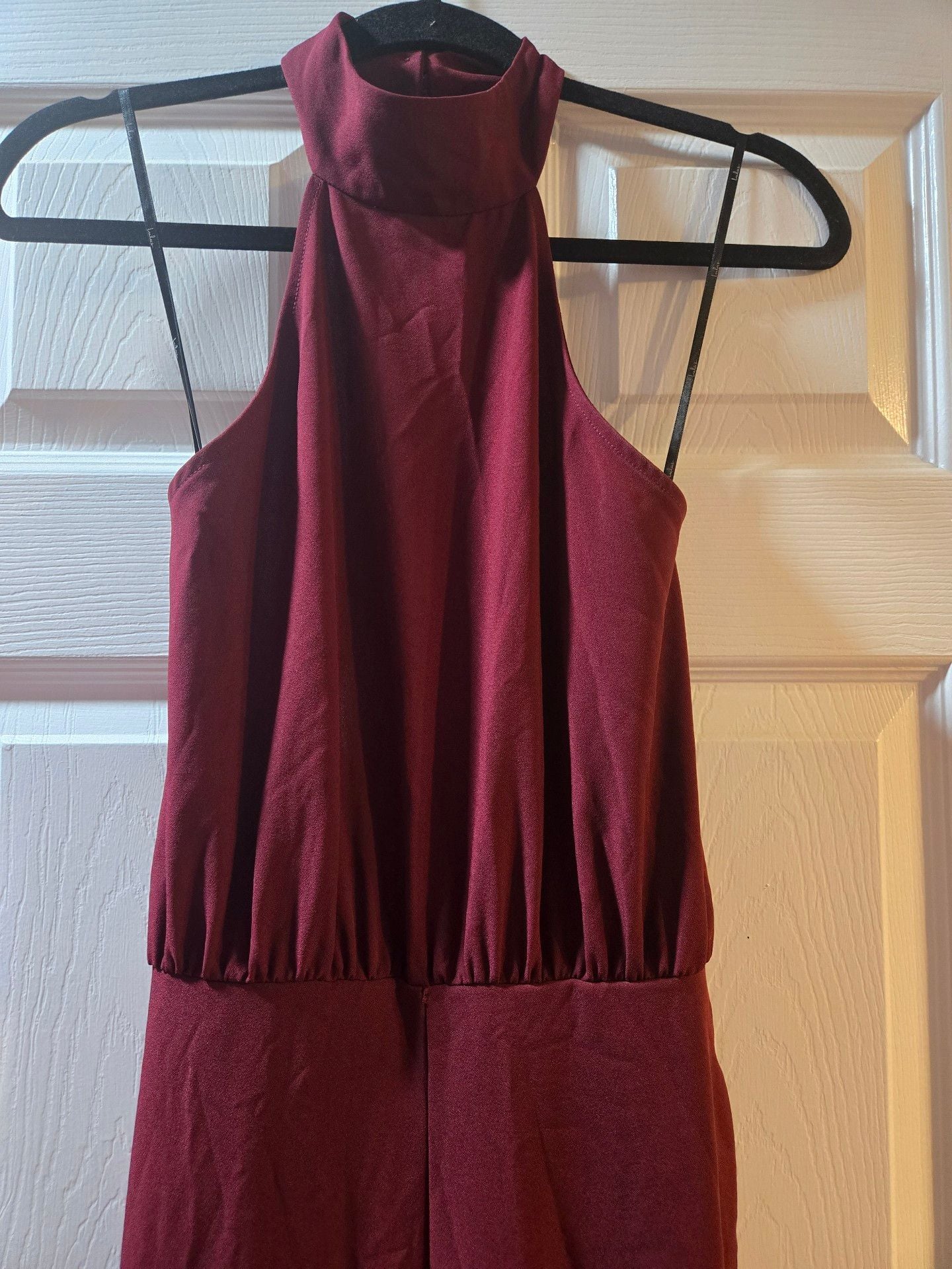 Lulus Moment for Life Wine Red Jumpsuit 5