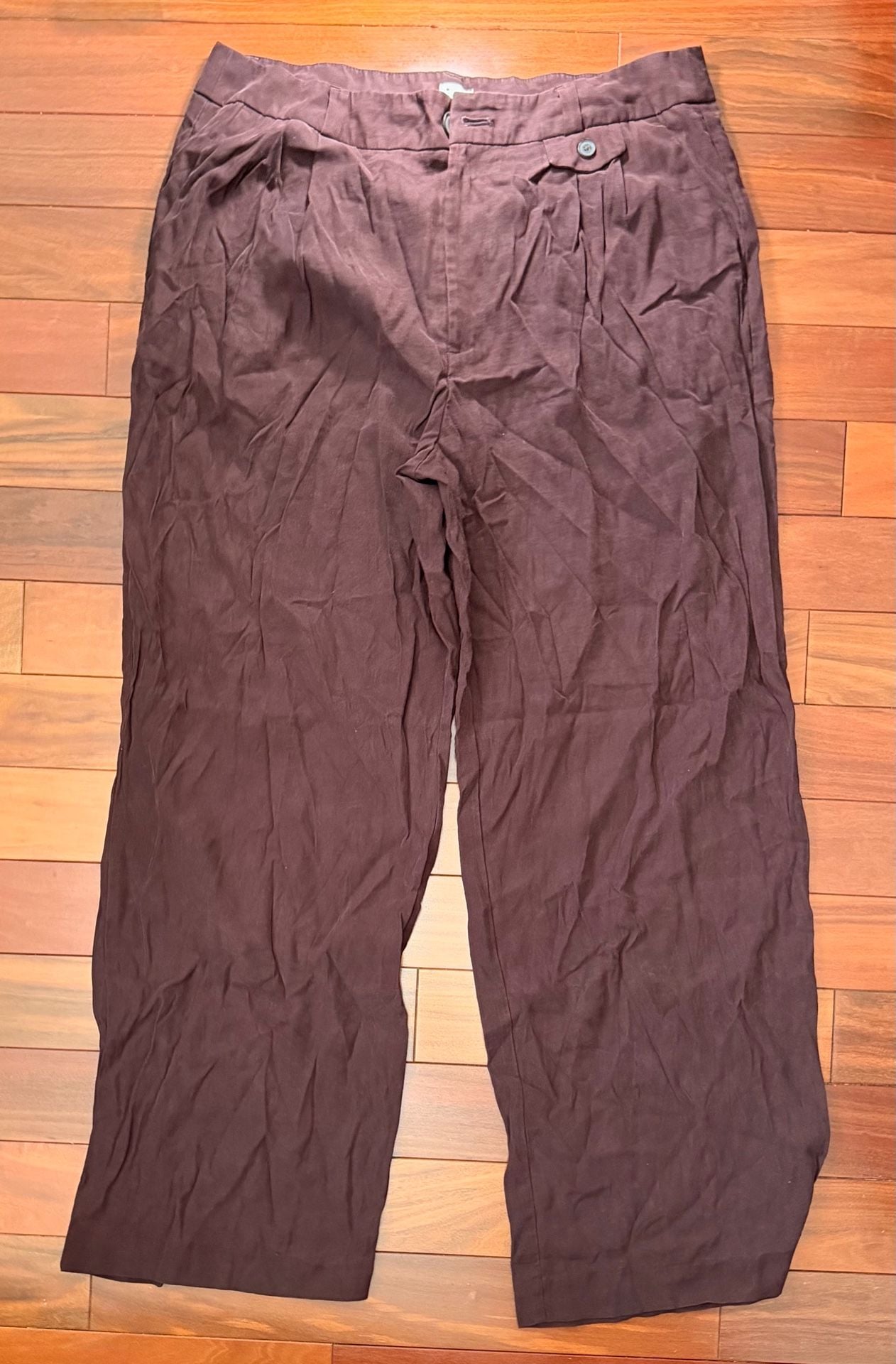 A New Day Wide Leg Pants Brown 2
